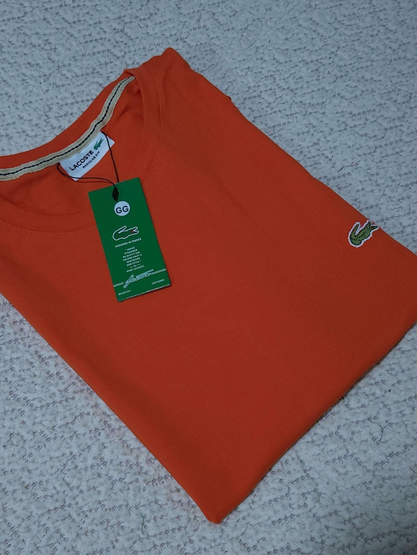 Camisa Lacoste M Peruana 40.1 com Elastano