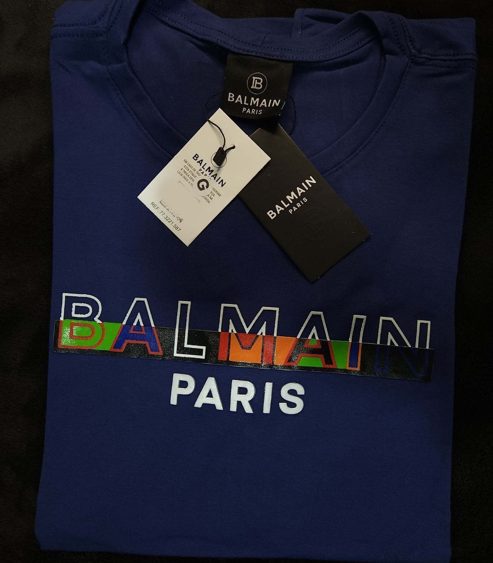 Camisa Balmain G Peruana Peruana 40.1 com Elastano