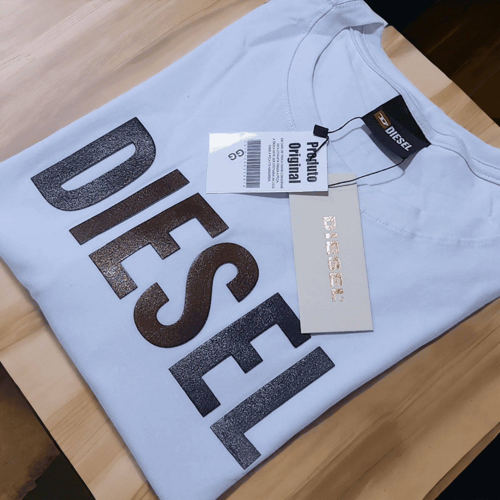 Camisa Diesel GG Peruana 40.1 com Elastano