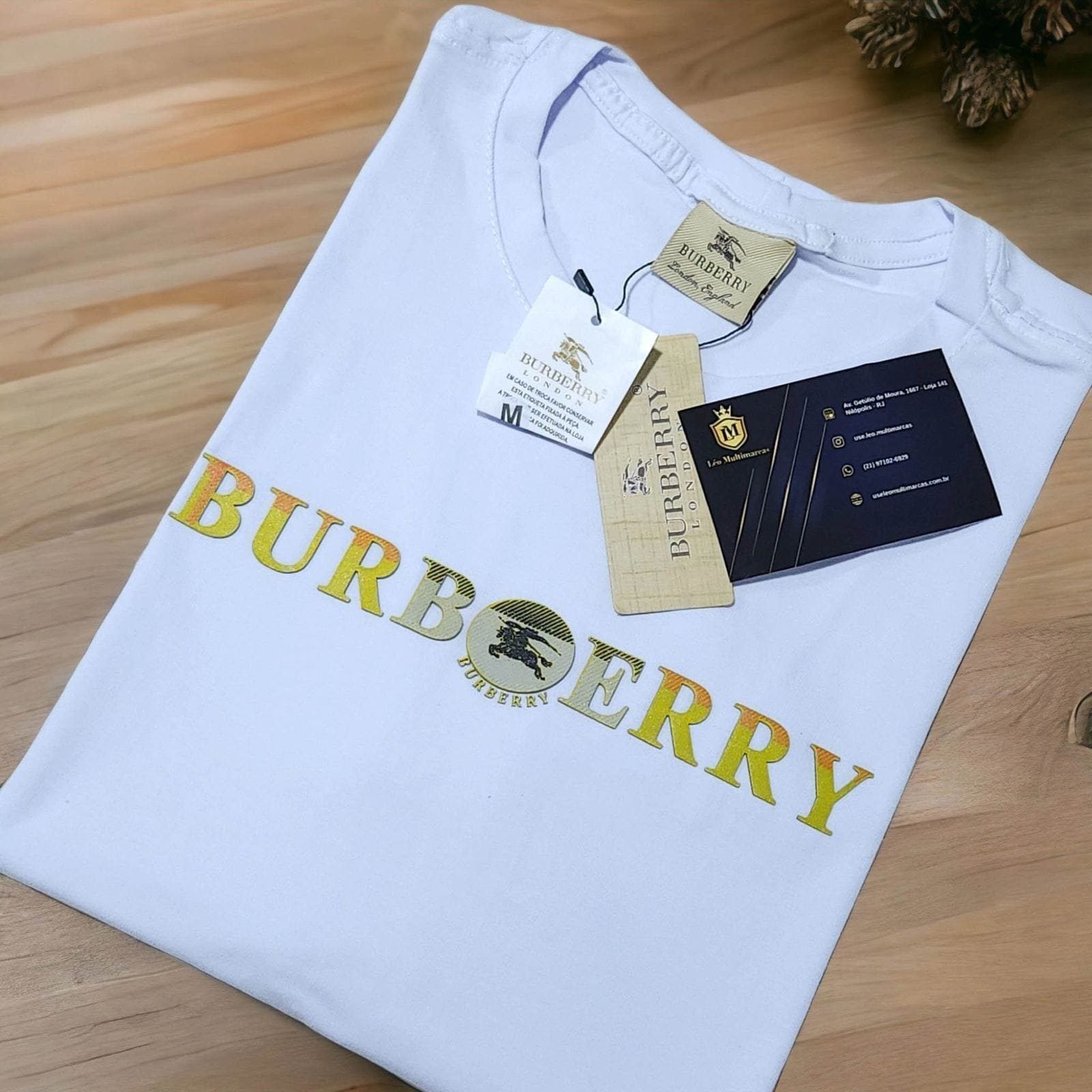 Camisa Burberry M Peruana 40.1 com Elastano