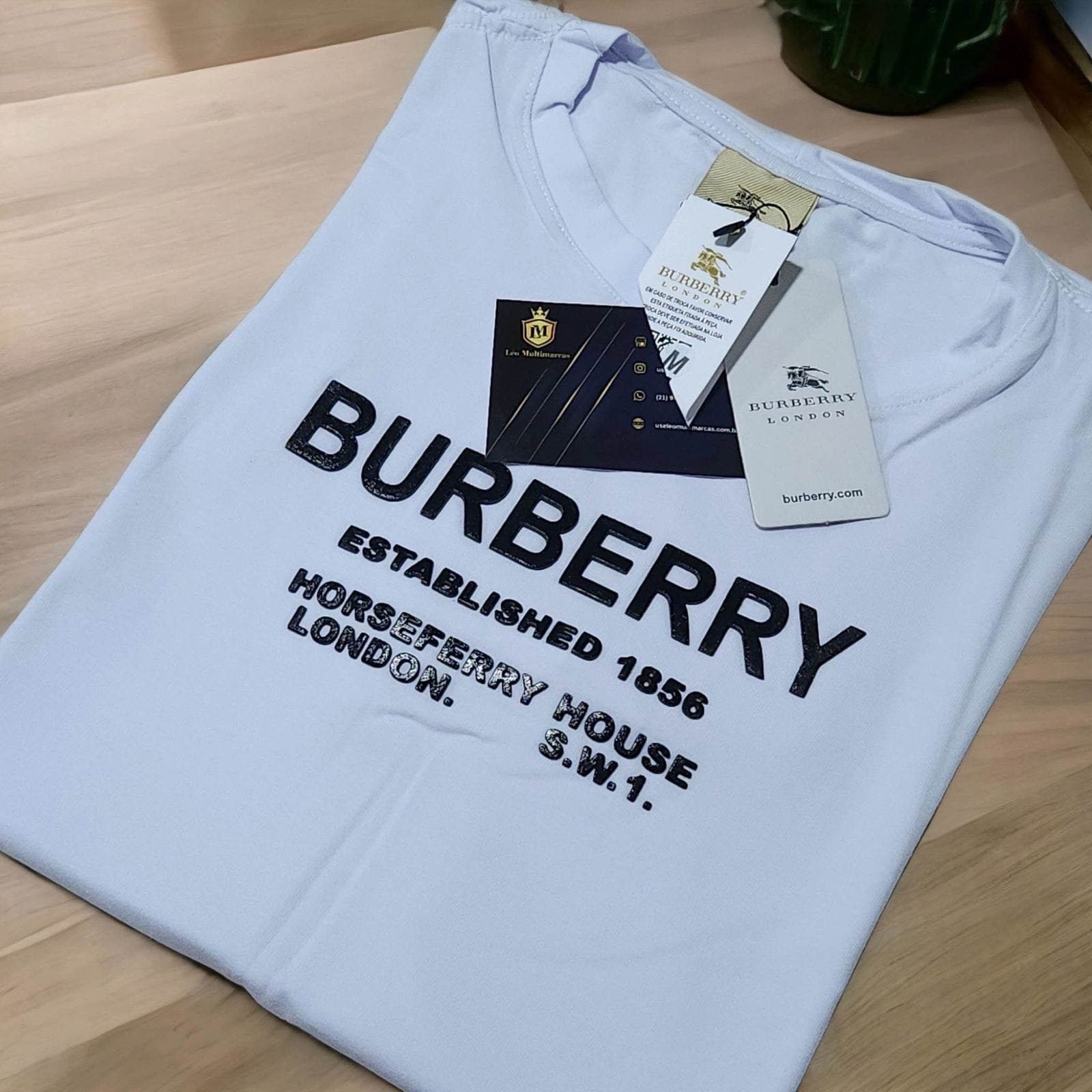 Camisa Burberry M Peruana 40.1 com Elastano