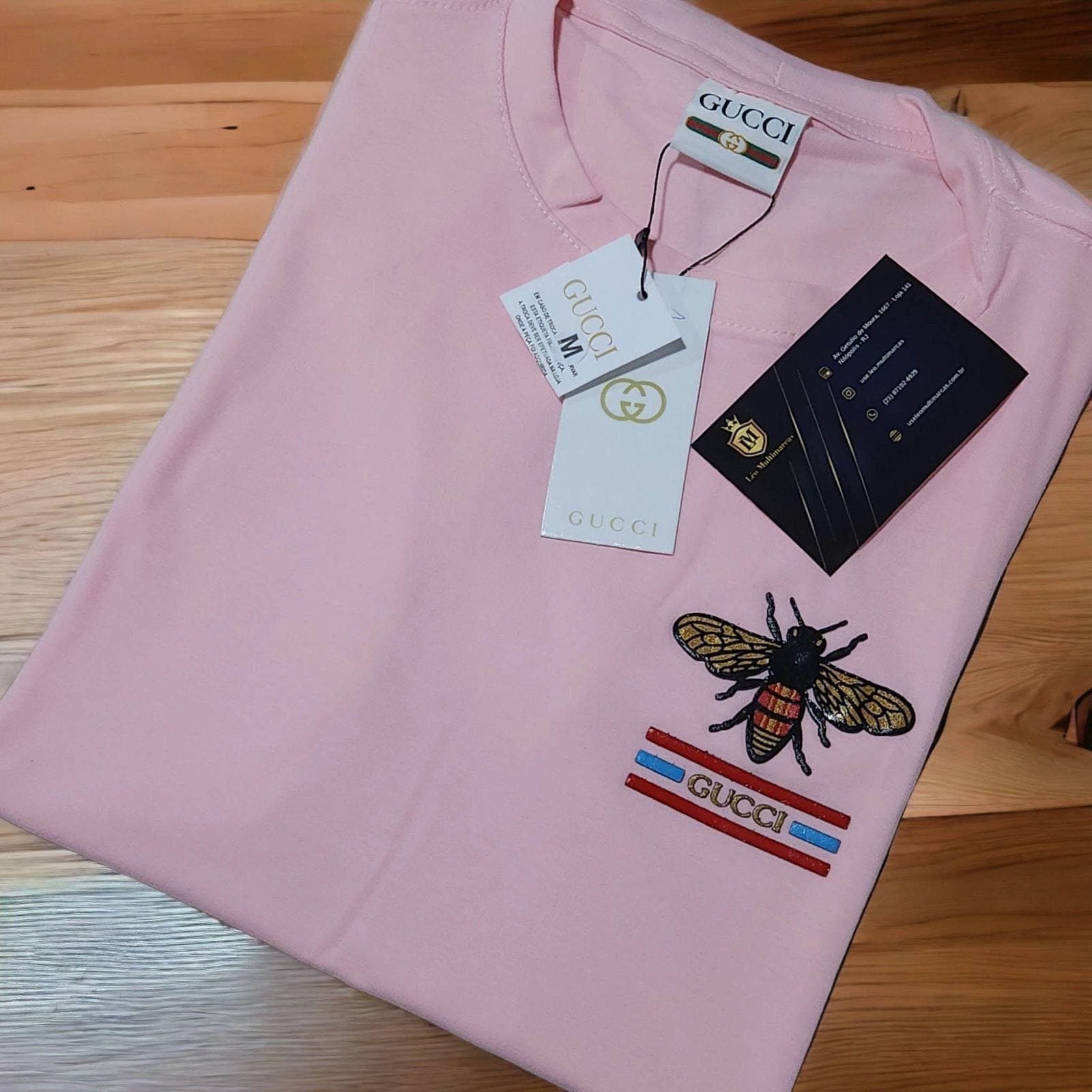 Camisa Gucci M Peruana 40.1 com Elastano