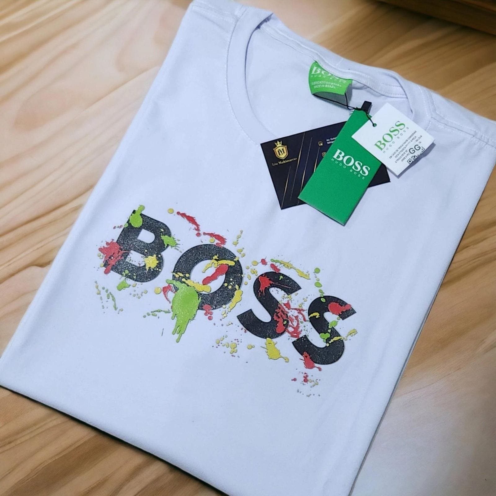 Camisa Hugo Boss GG Peruana 40.1 com Elastano