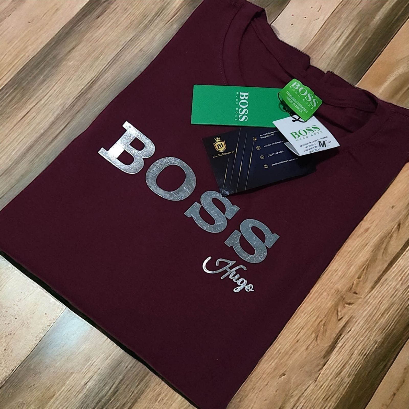 Camisa Hugo Boss M Peruana 40.1 com Elastano
