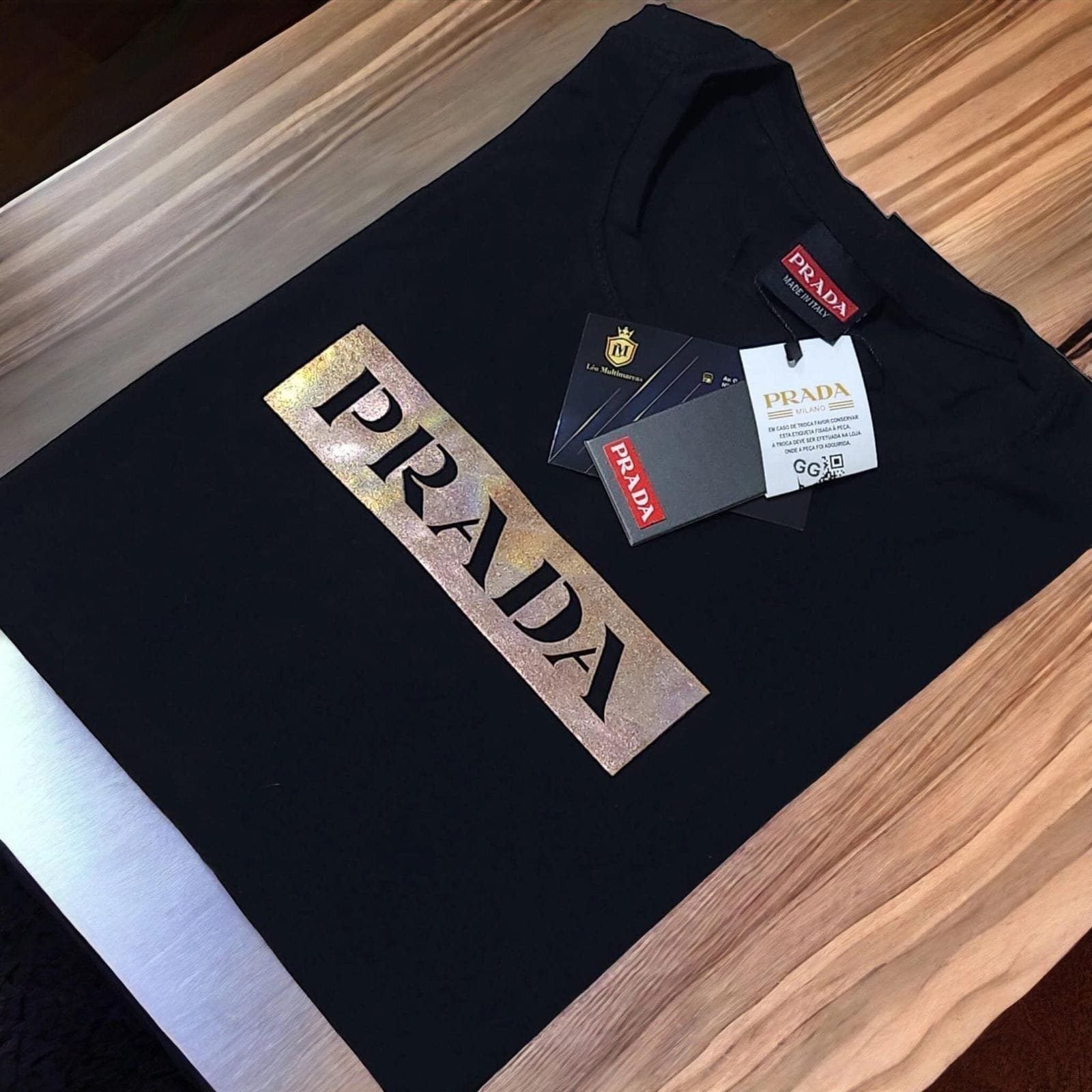 Camisa Prada GG Peruana 40.1 com Elastano