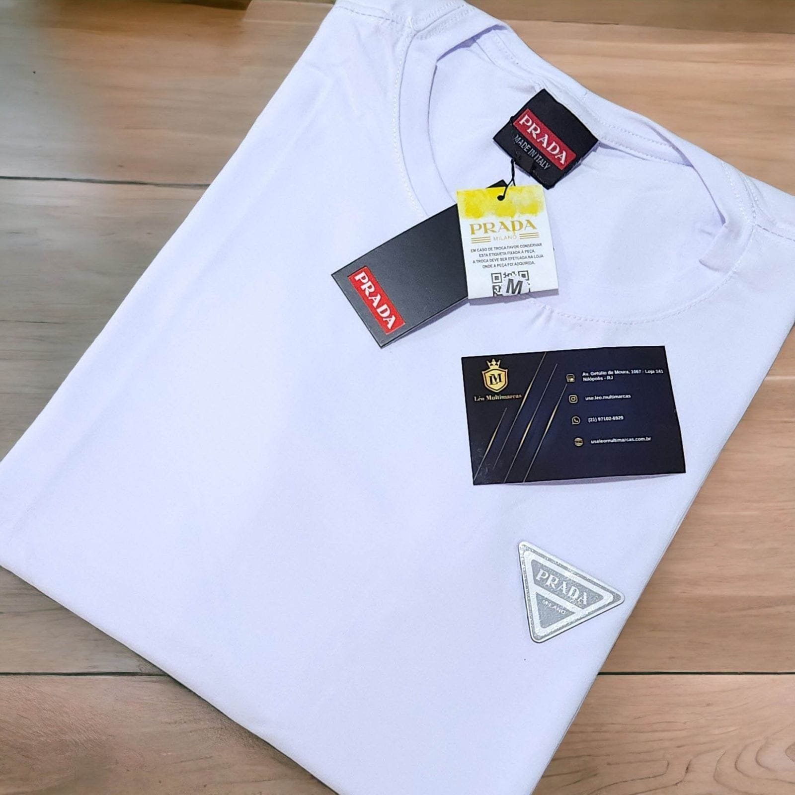 Camisa Prada M Peruana 40.1 com Elastano