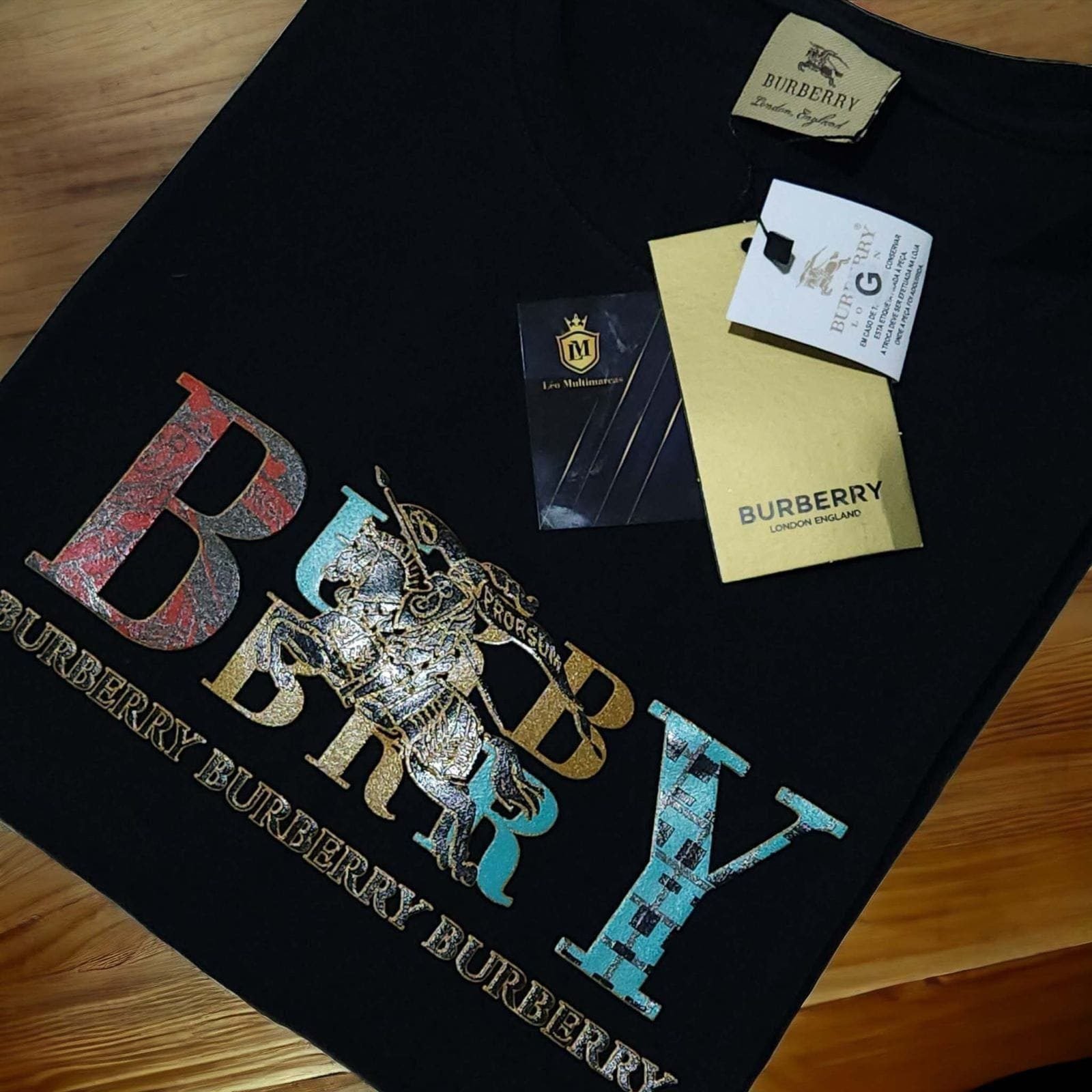 Camisa Burberry G Peruana 40.1 com Elastano