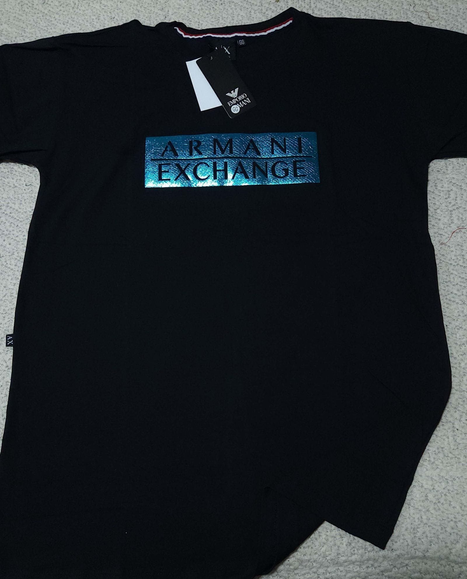 Camisa Emporio Armani GG Peruana 40.1 com Elastano