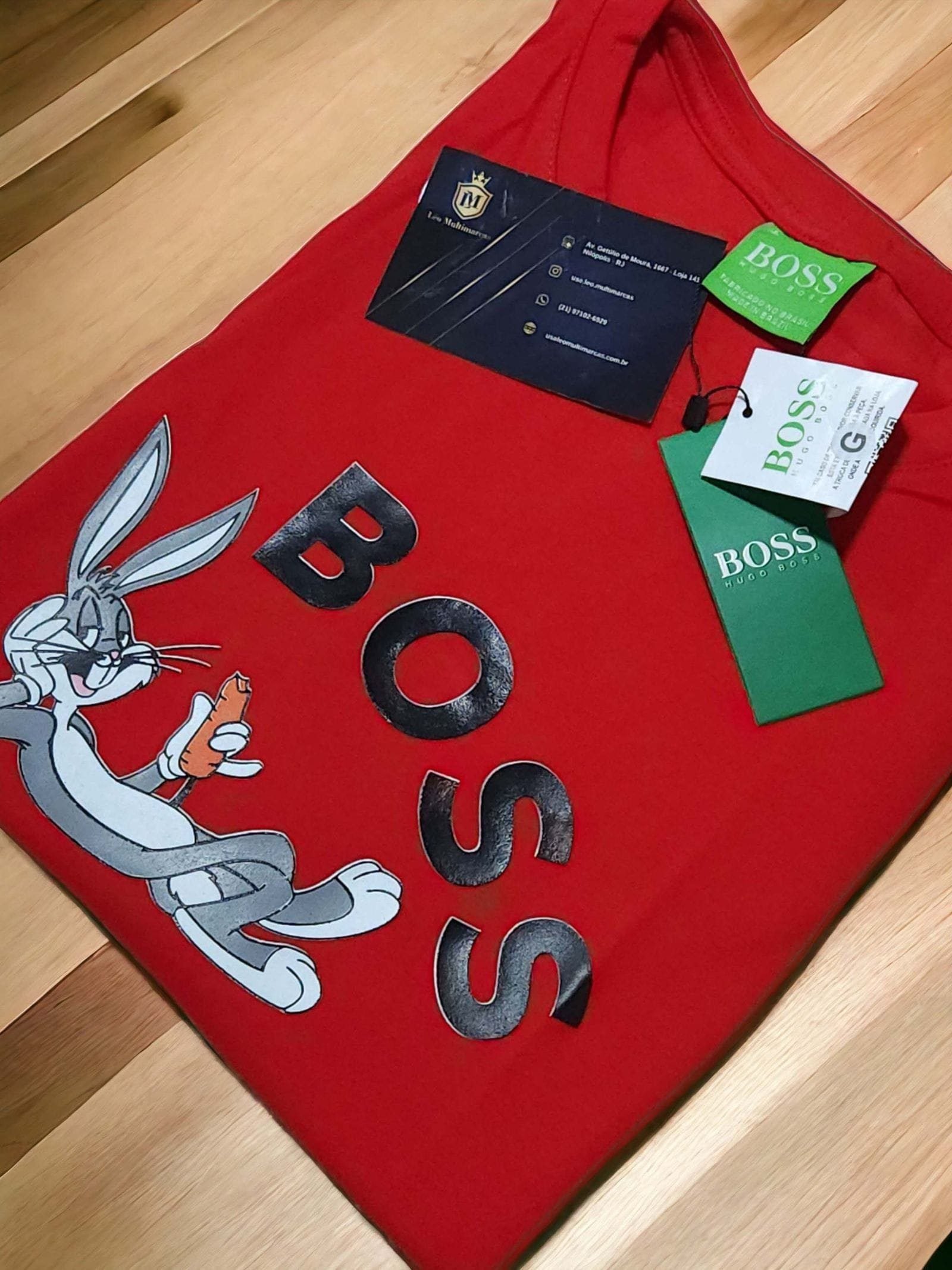 Camisa Hugo Boss G Peruana 40.1 com Elastano