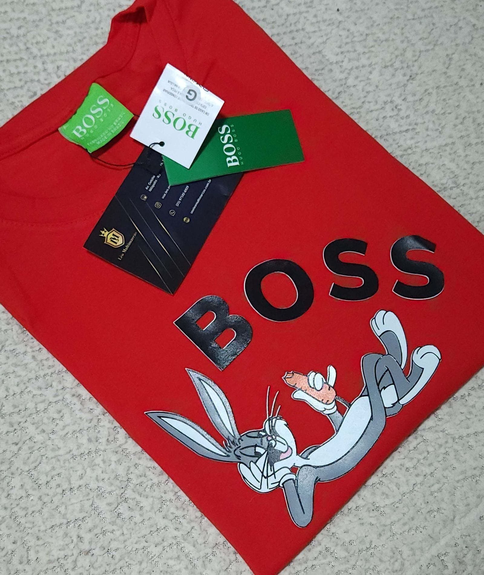 Camisa Hugo Boss G Peruana 40.1 com Elastano