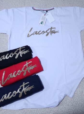 Camisa Lacoste G Peruana 40.1 com Elastano