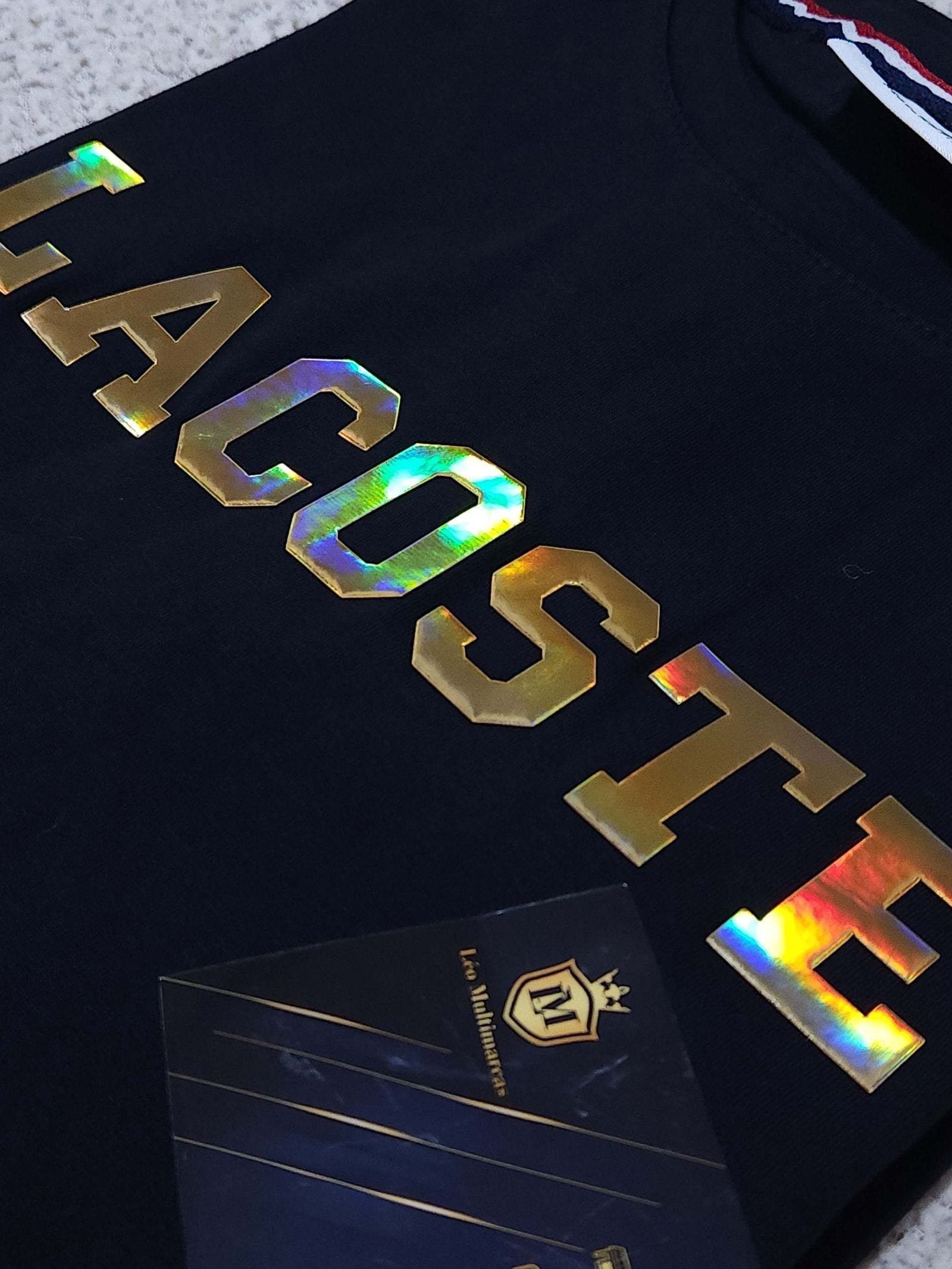 Camisa Lacoste G Peruana 40.1 com Elastano