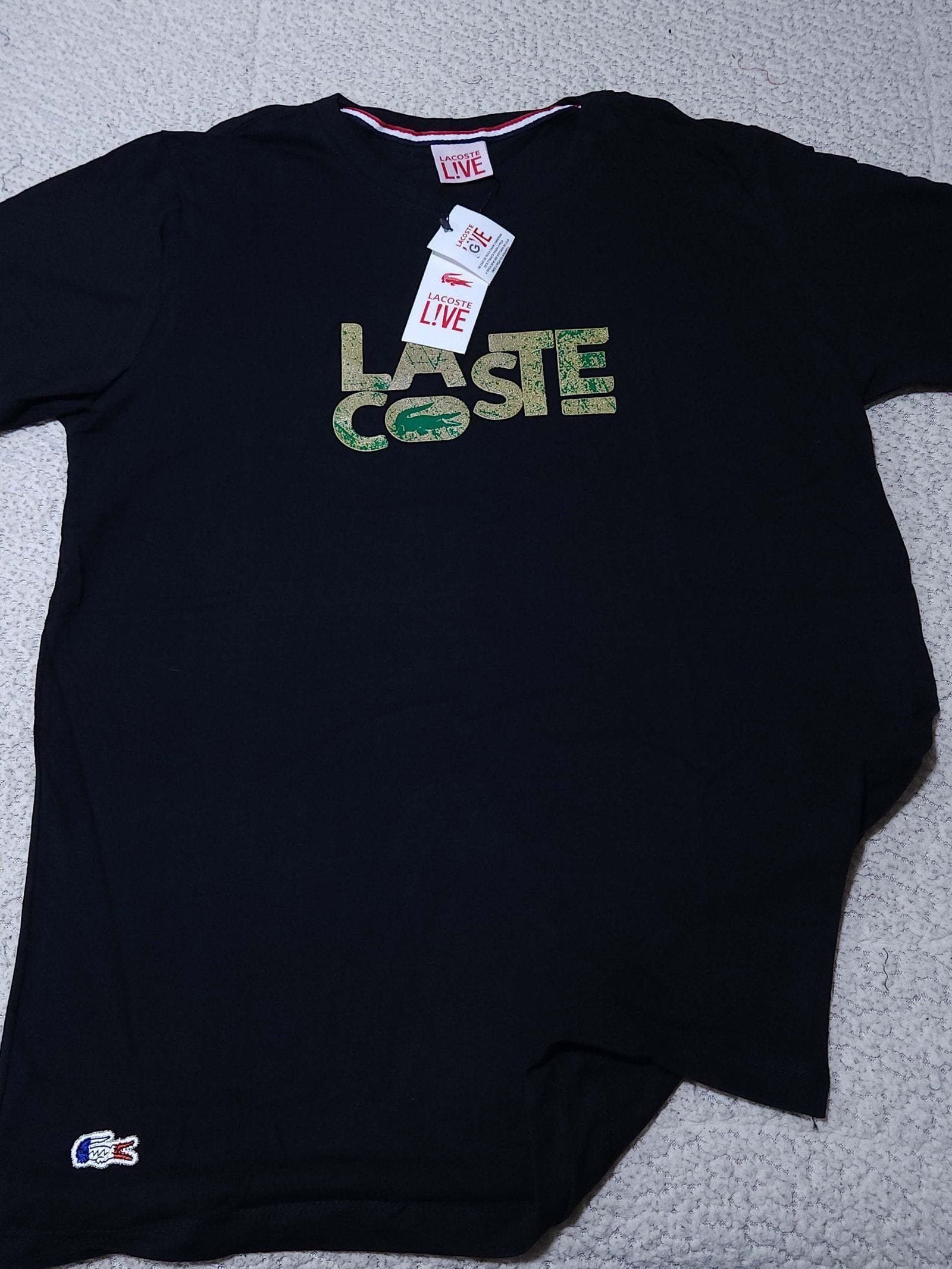 Camisa Lacoste G Peruana 40.1 com Elastano