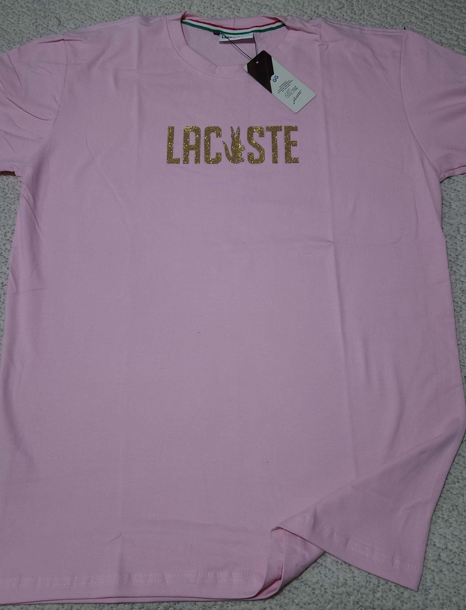 Camisa Lacoste GG Peruana 40.1 com Elastano
