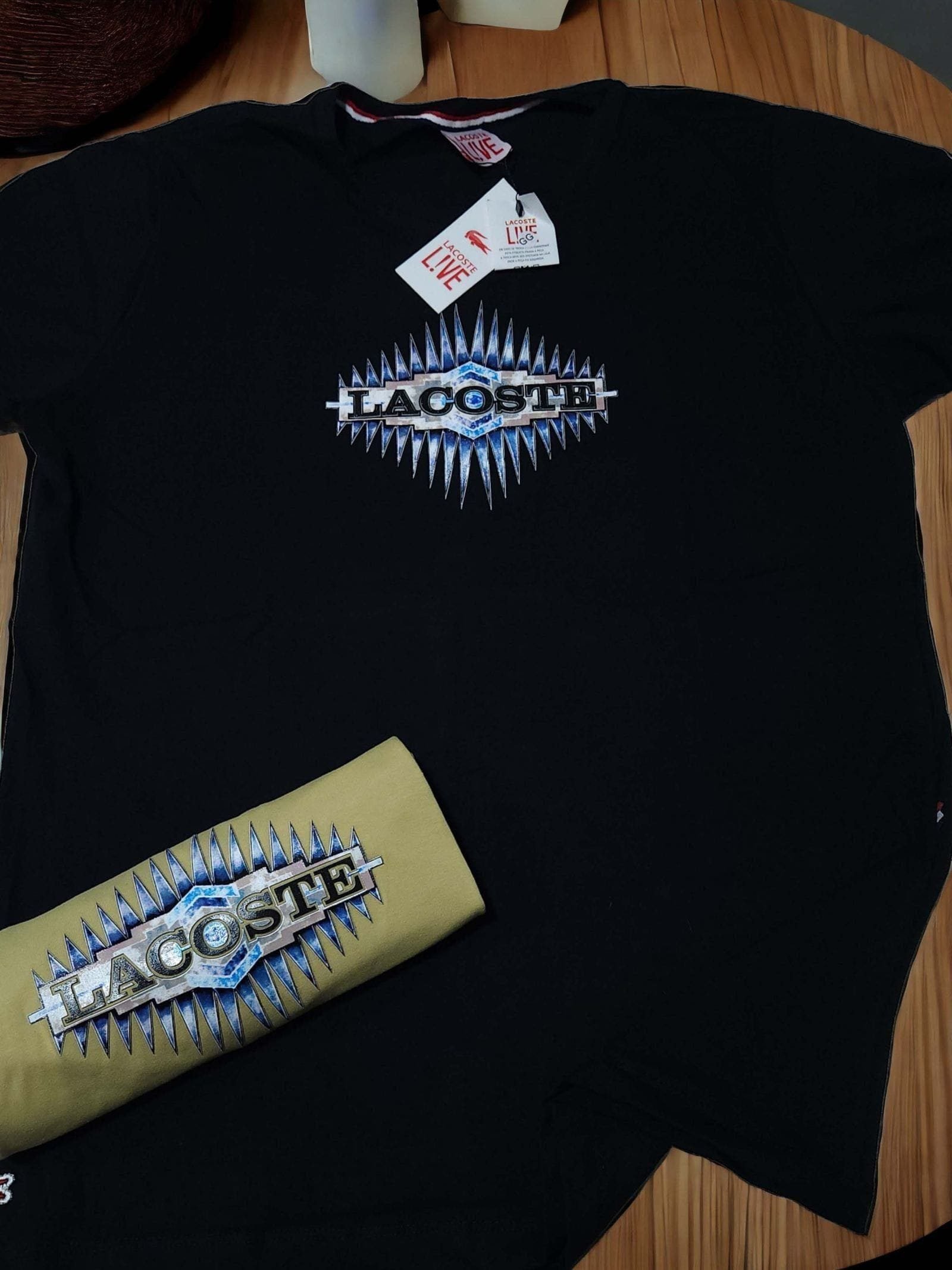 Camisa Lacoste GG Peruana 40.1 com Elastano