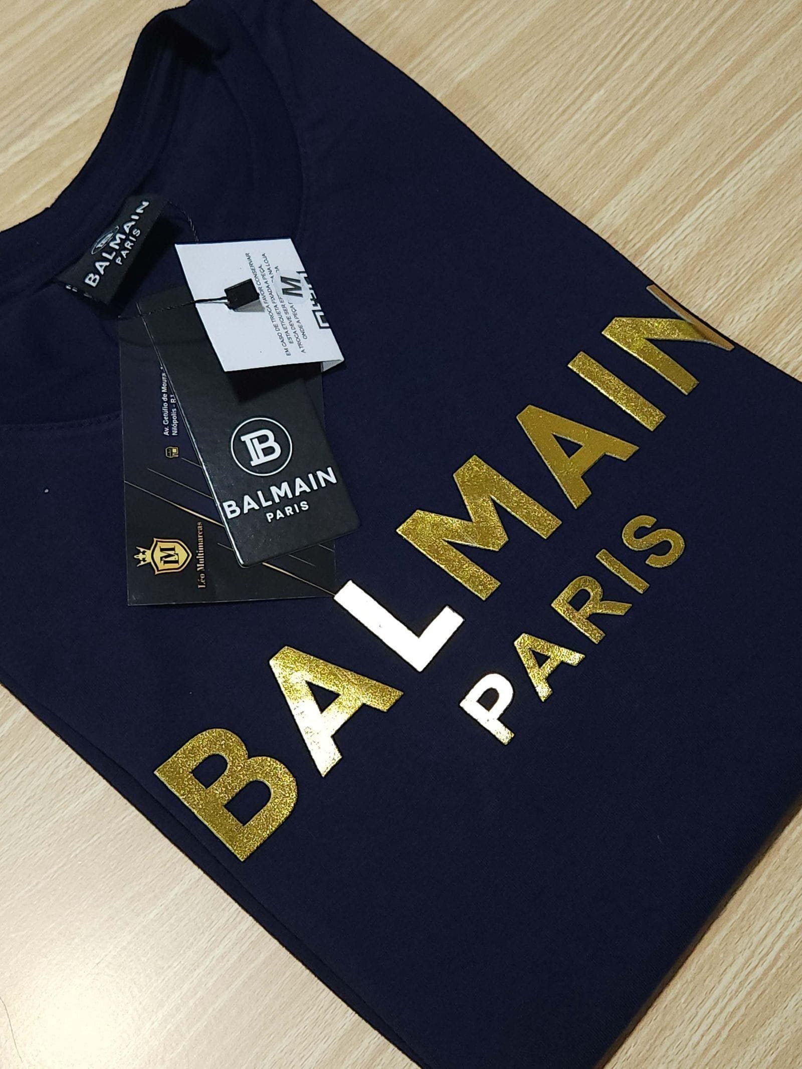 Camisa Balmain M Peruana 40.1 com Elastano