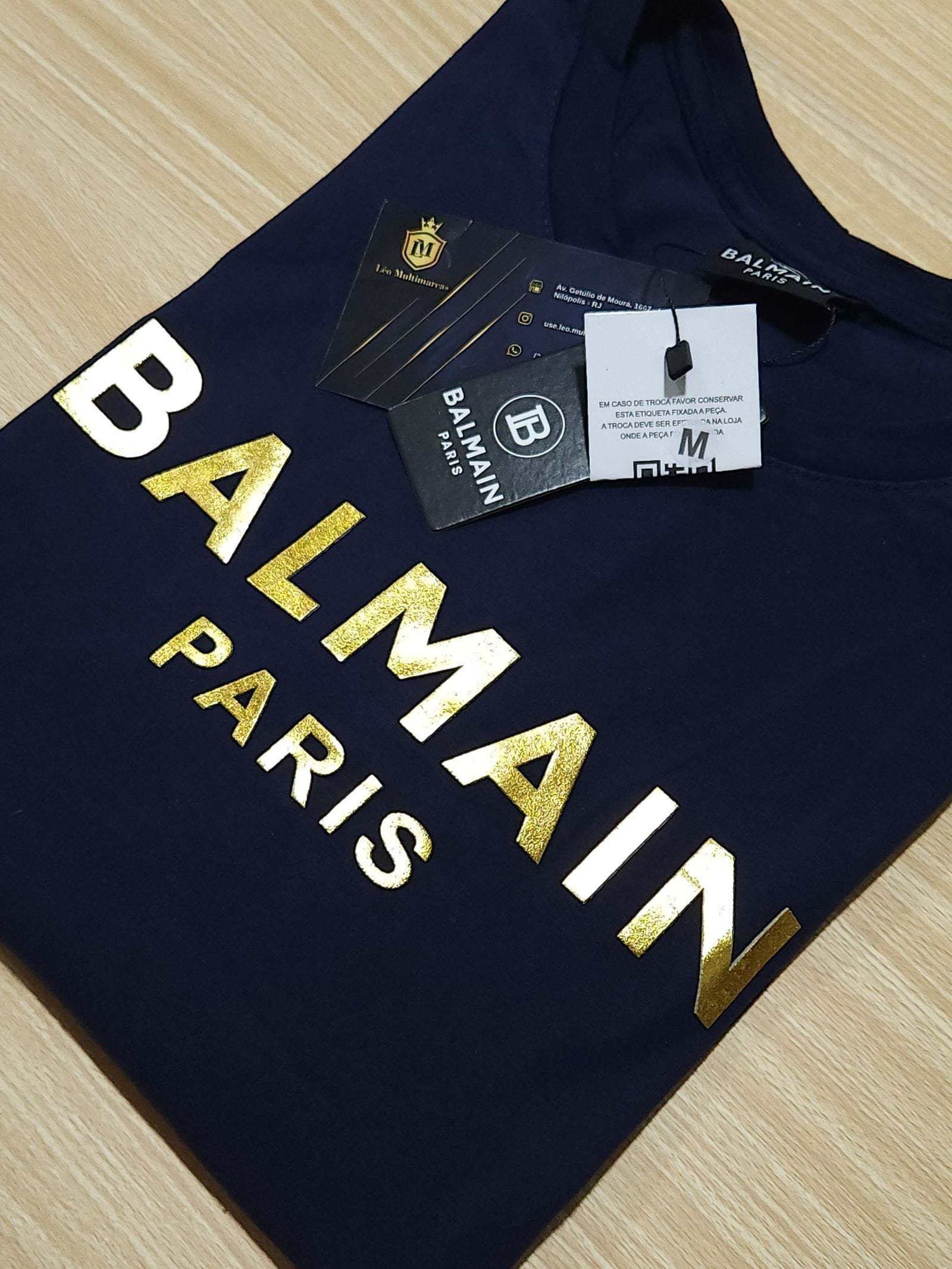 Camisa Balmain M Peruana 40.1 com Elastano