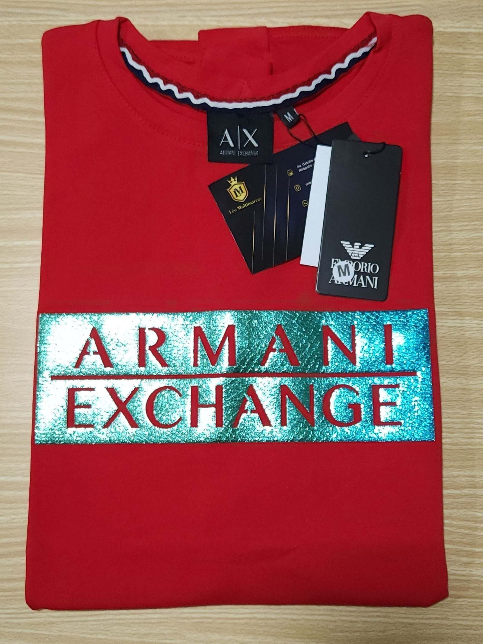 Camisa Emporio Armani M Peruana 40.1 com Elastano