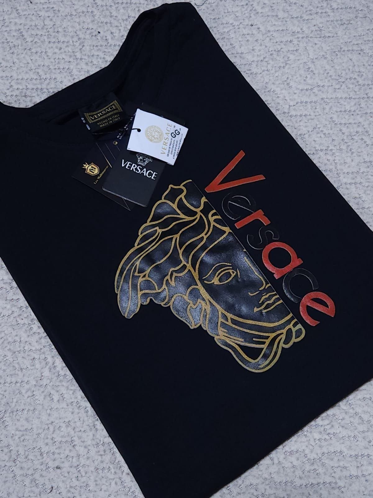 Camisa Versace GG PERUANA 40.1 com Elastano