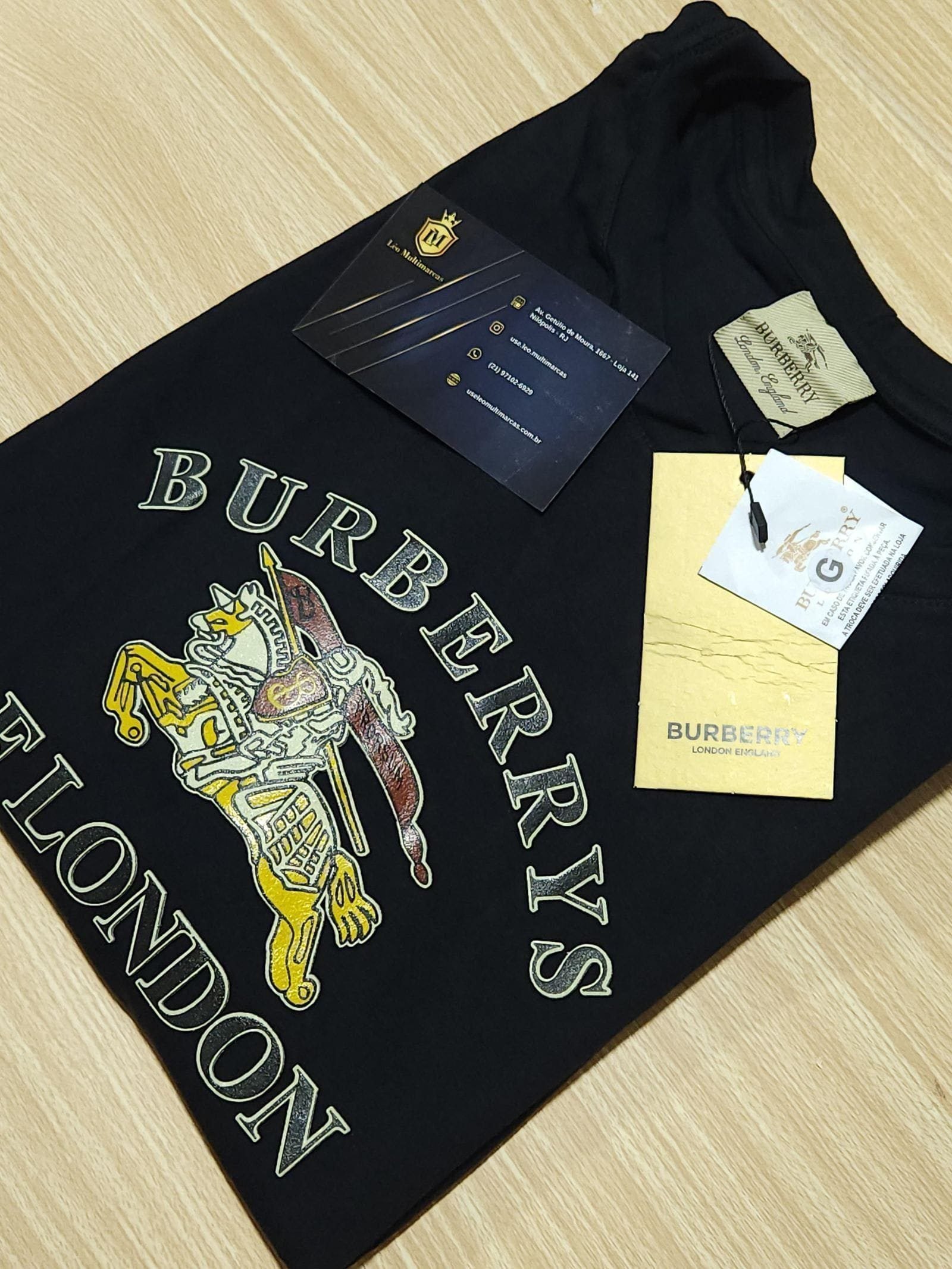 Camisa Burberry G Peruana 40.1 com Elastano