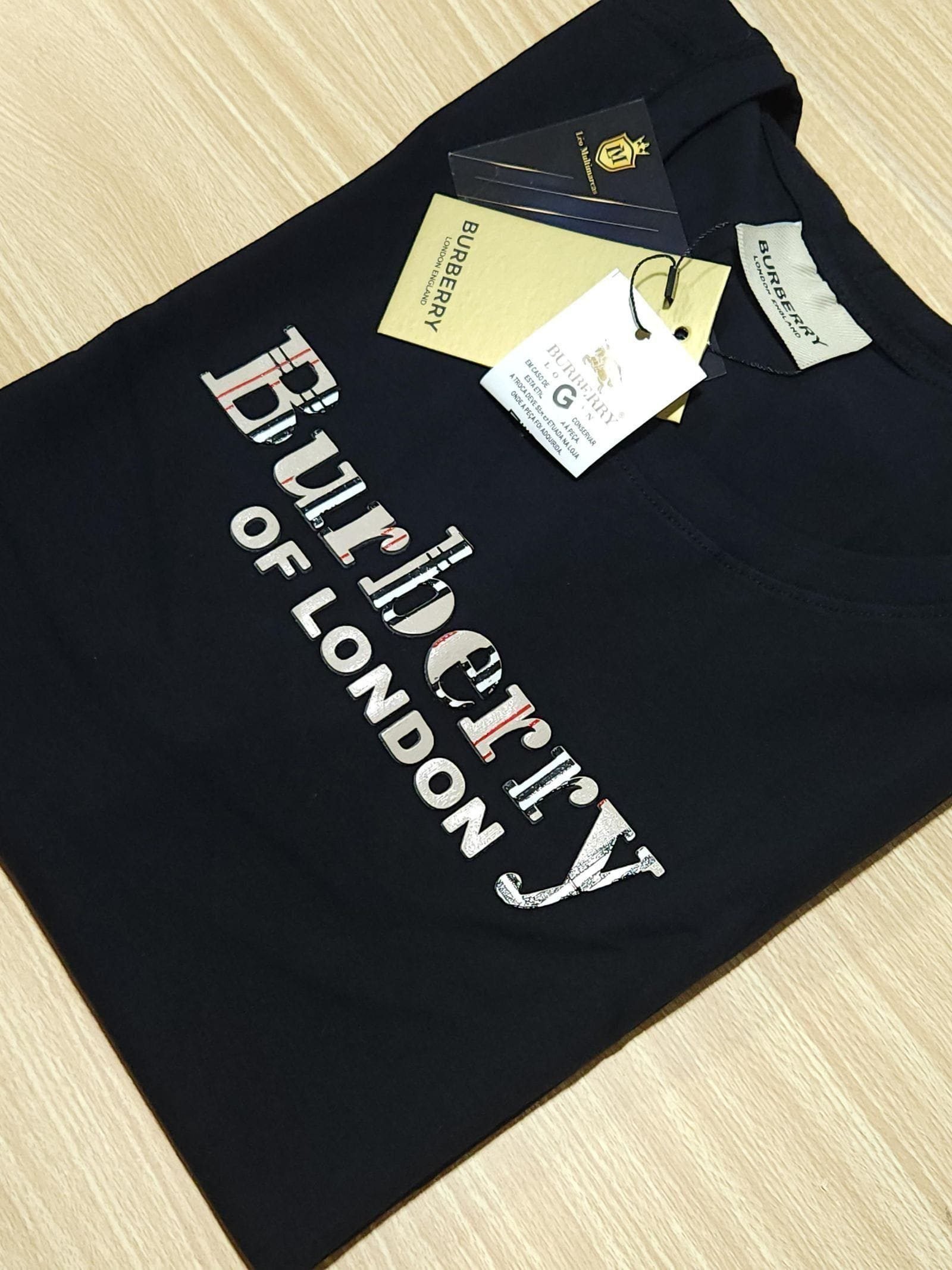 Camisa Burberry G Peruana 40.1 com Elastano