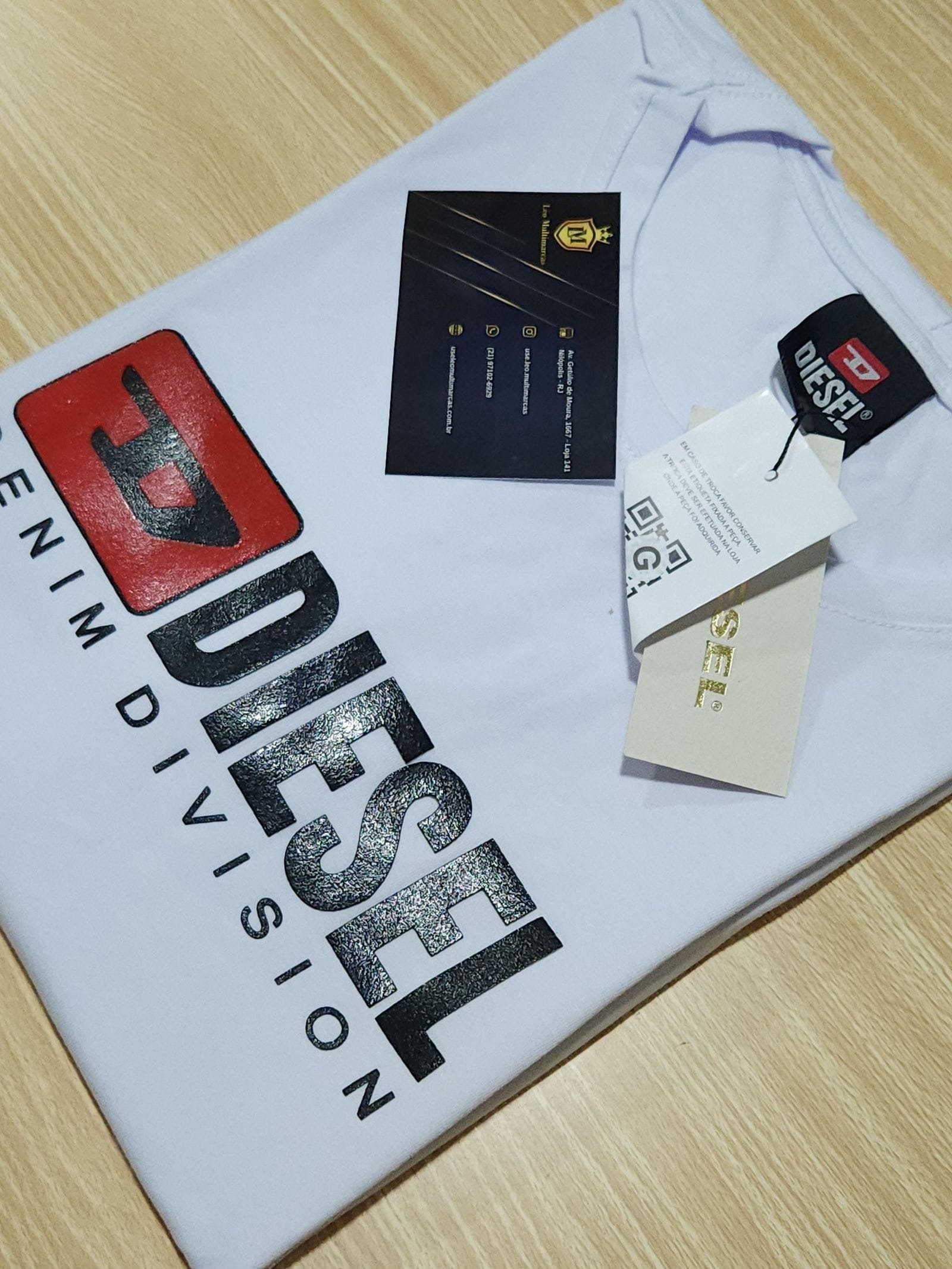 Camisa Diesel G Peruana 40.1 com Elastano