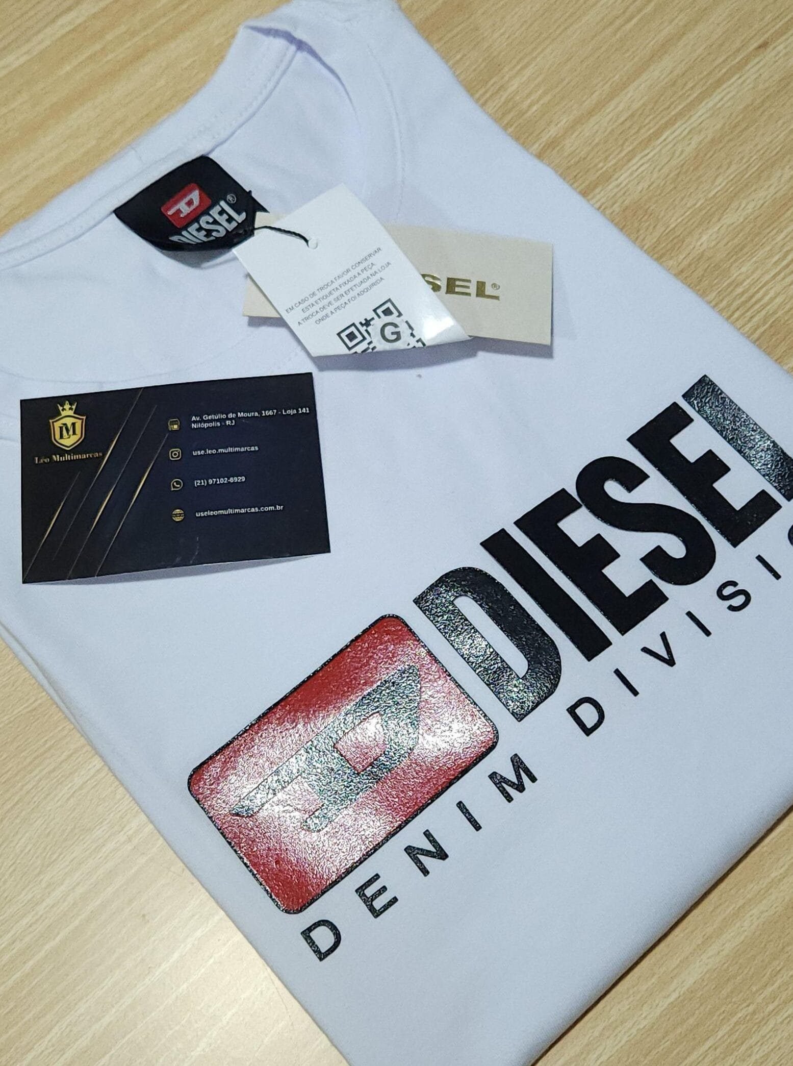 Camisa Diesel G Peruana 40.1 com Elastano Camisa Diesel G Peruana 40.1 com Elastano