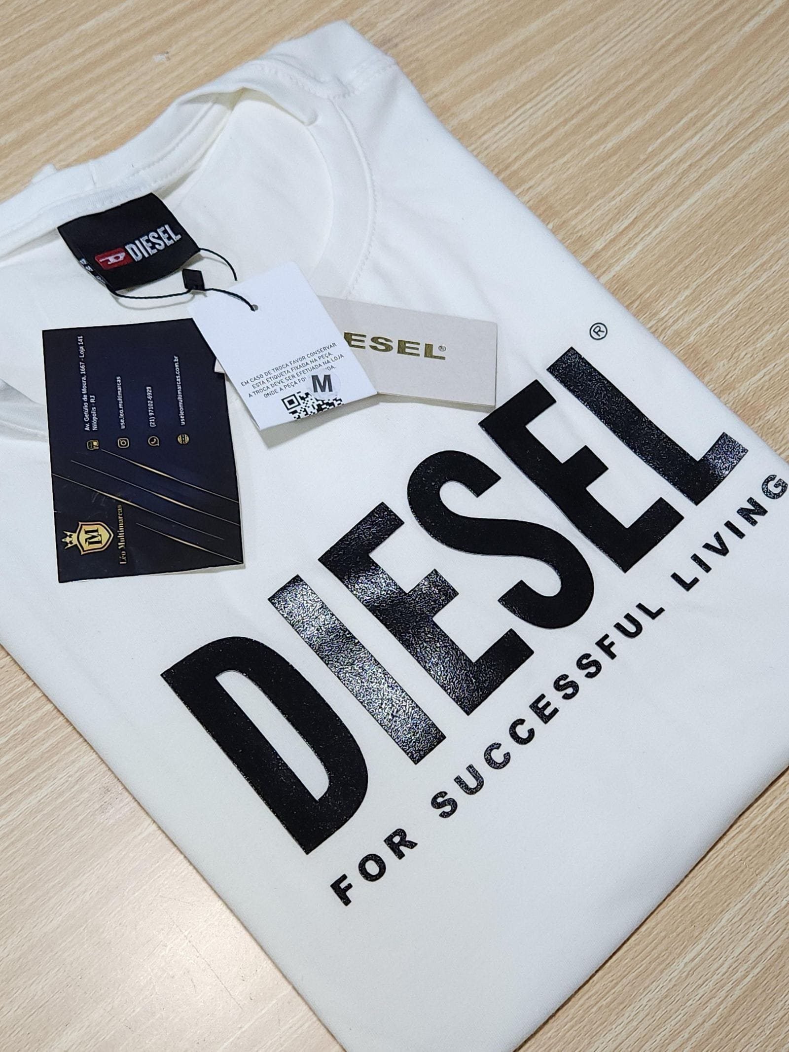 Camisa Diesel M Peruana 40.1 com Elastano