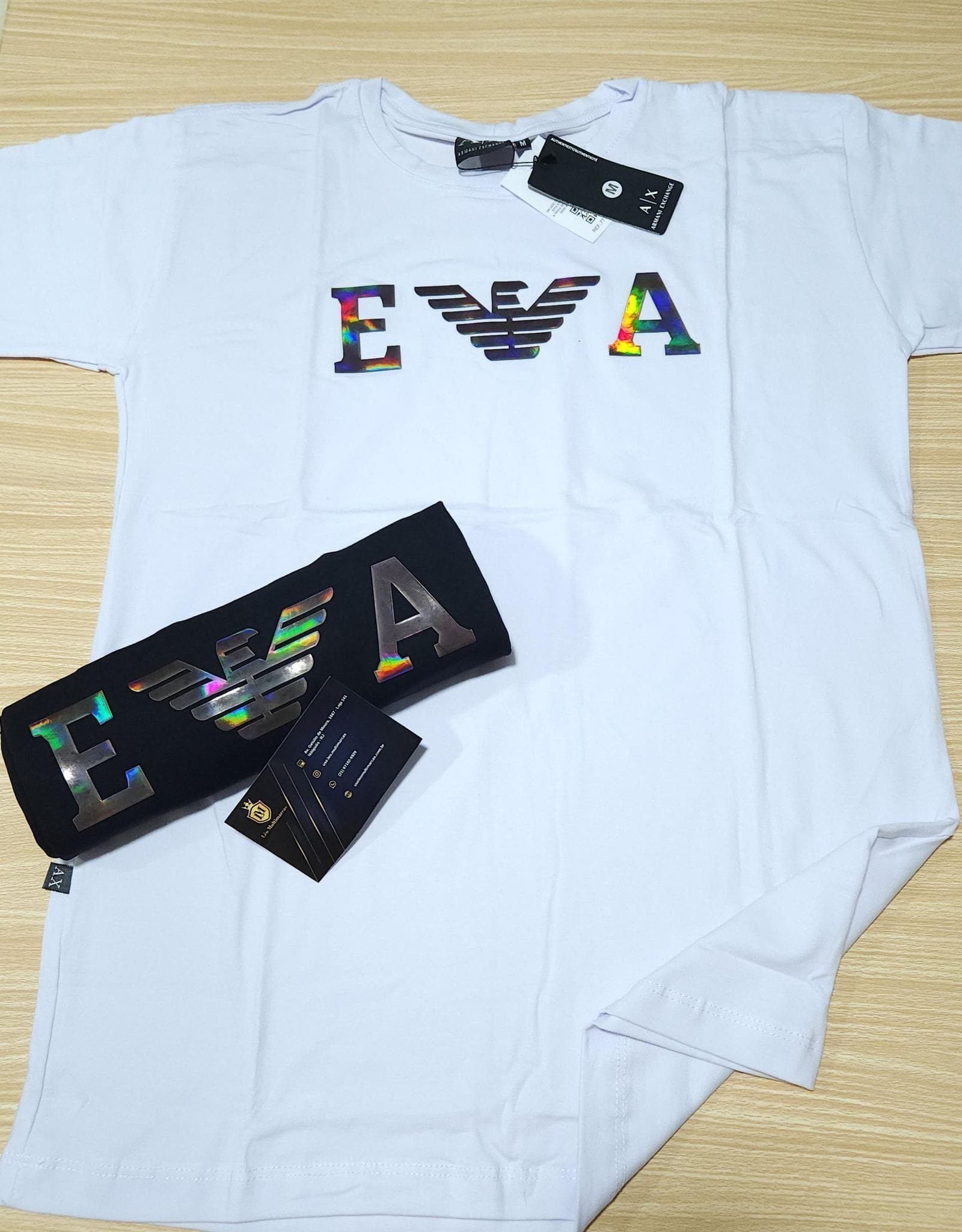 Camisa Emporio Armani M Peruana 40.1 com Elastano