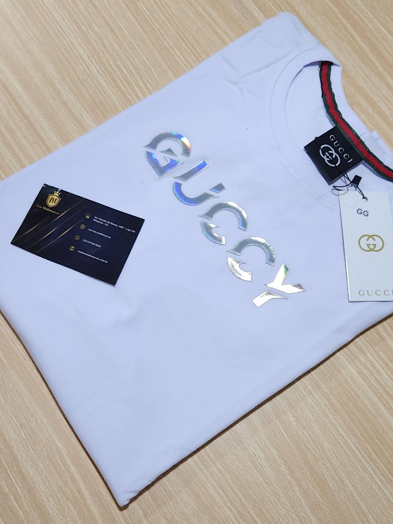Camisa Gucci GG Peruana 40.1 com Elastano