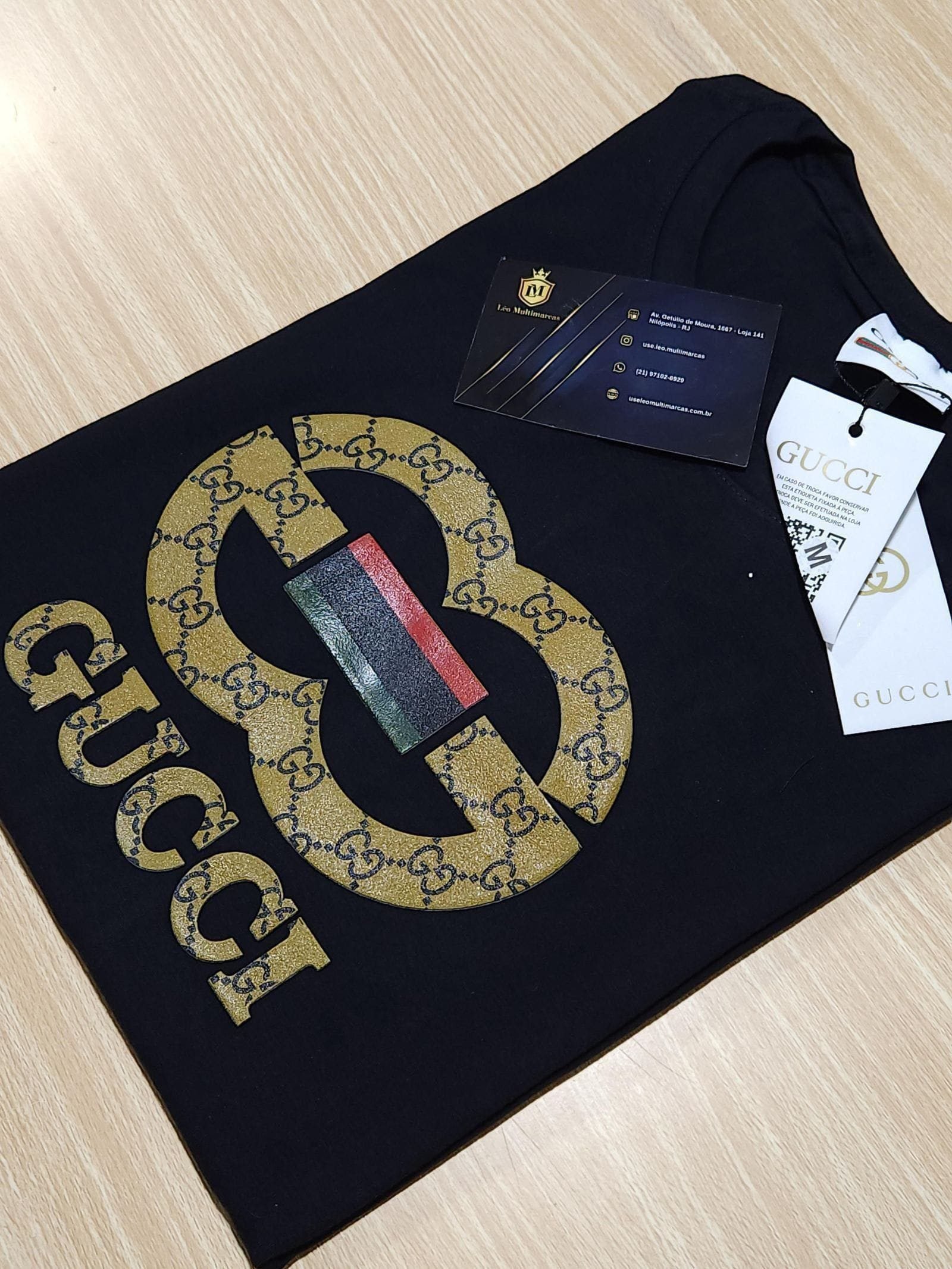 Camisa Gucci M Peruana 40.1 com Elastano