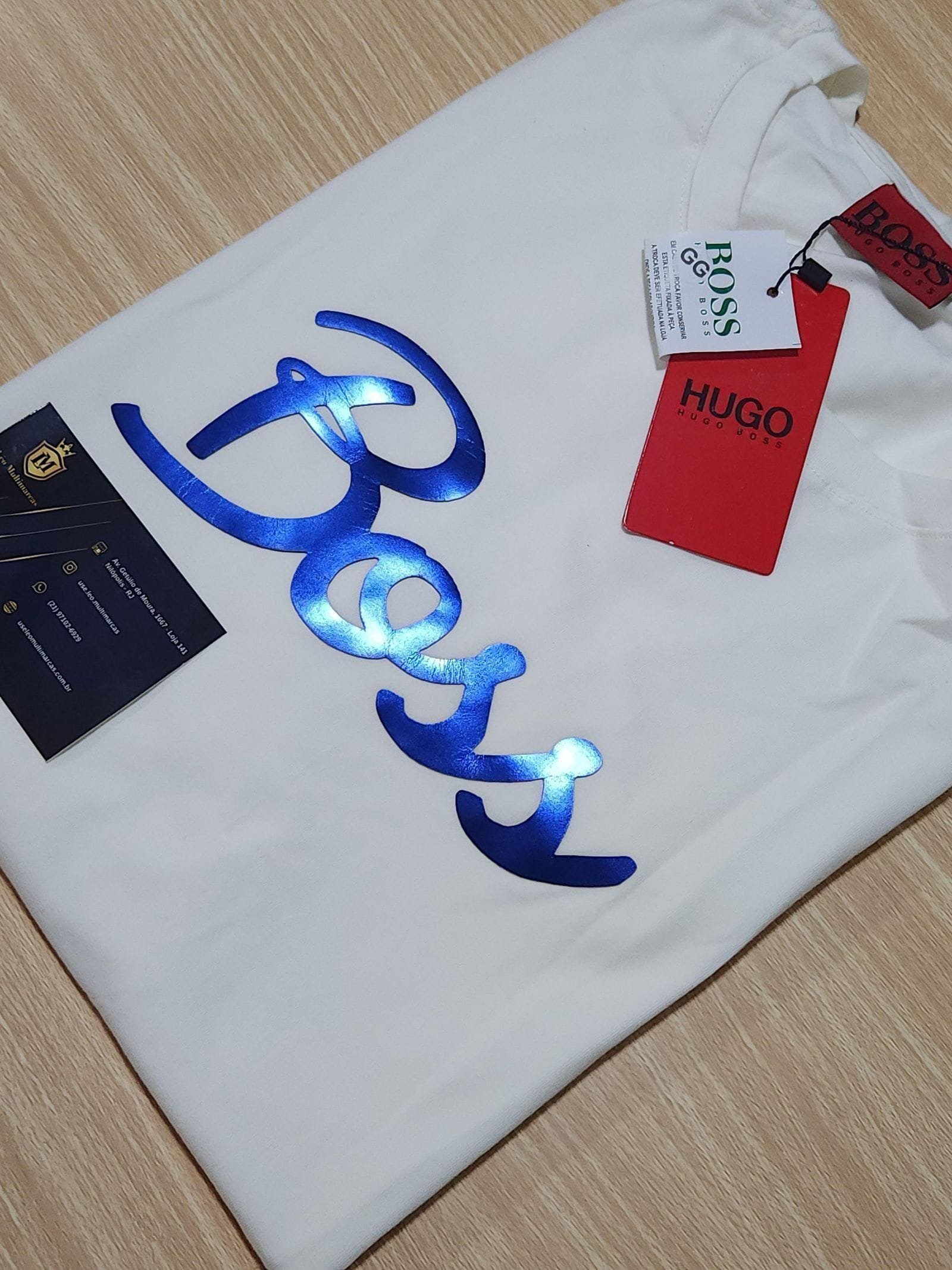 Camisa Hugo Boss GG Peruana 40.1 com Elastano