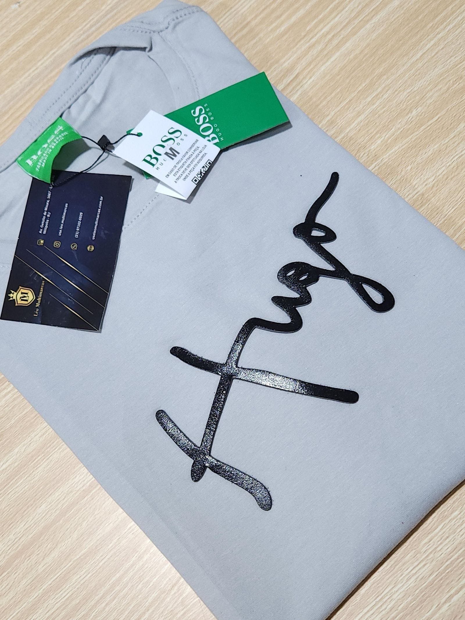 Camisa Hugo Boss M Peruana 40.1 com Elastano