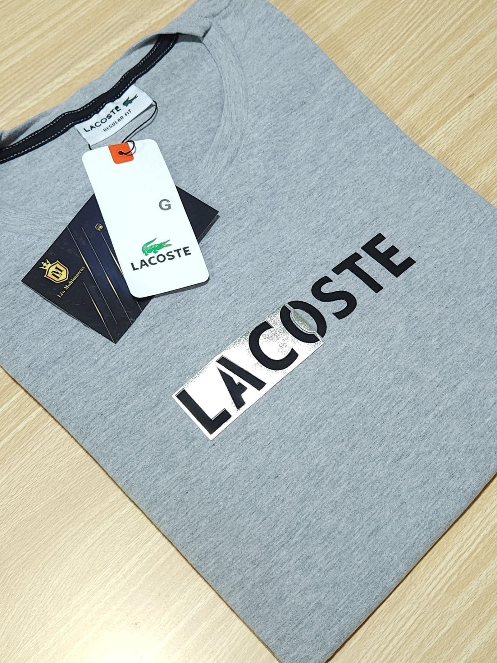 Camisa Lacoste G Peruana 40.1 com Elastano