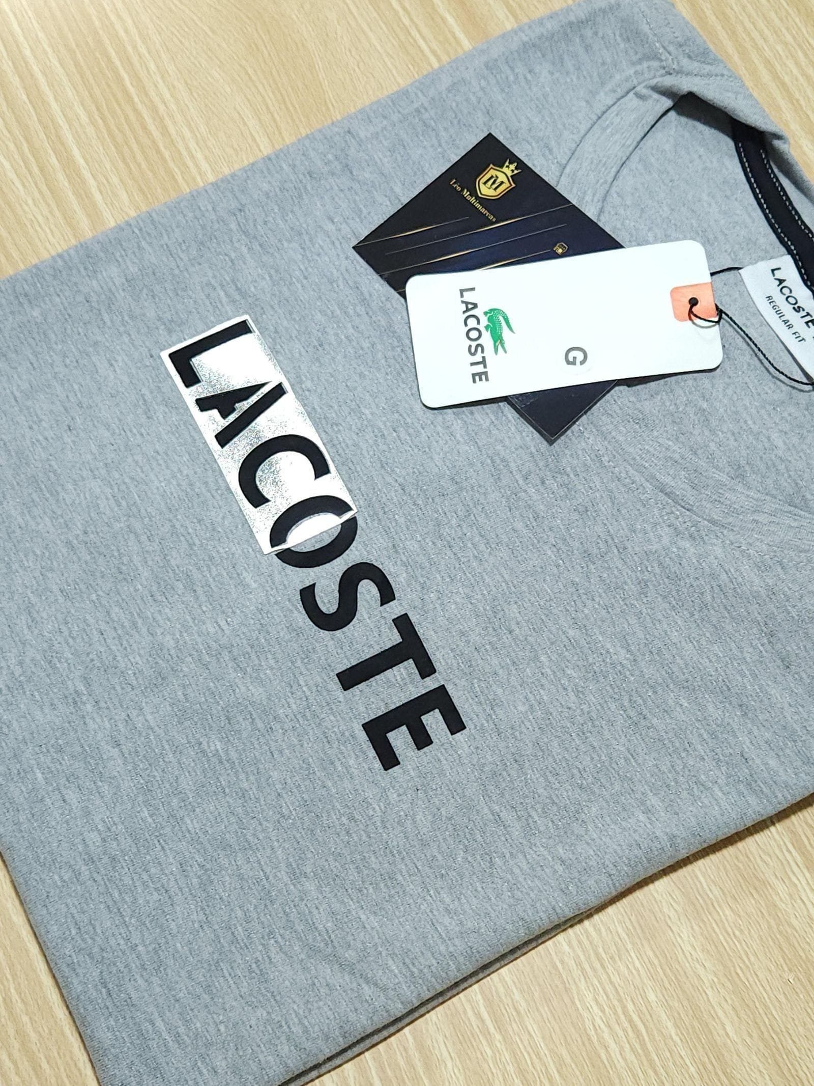 Camisa Lacoste G Peruana 40.1 com Elastano