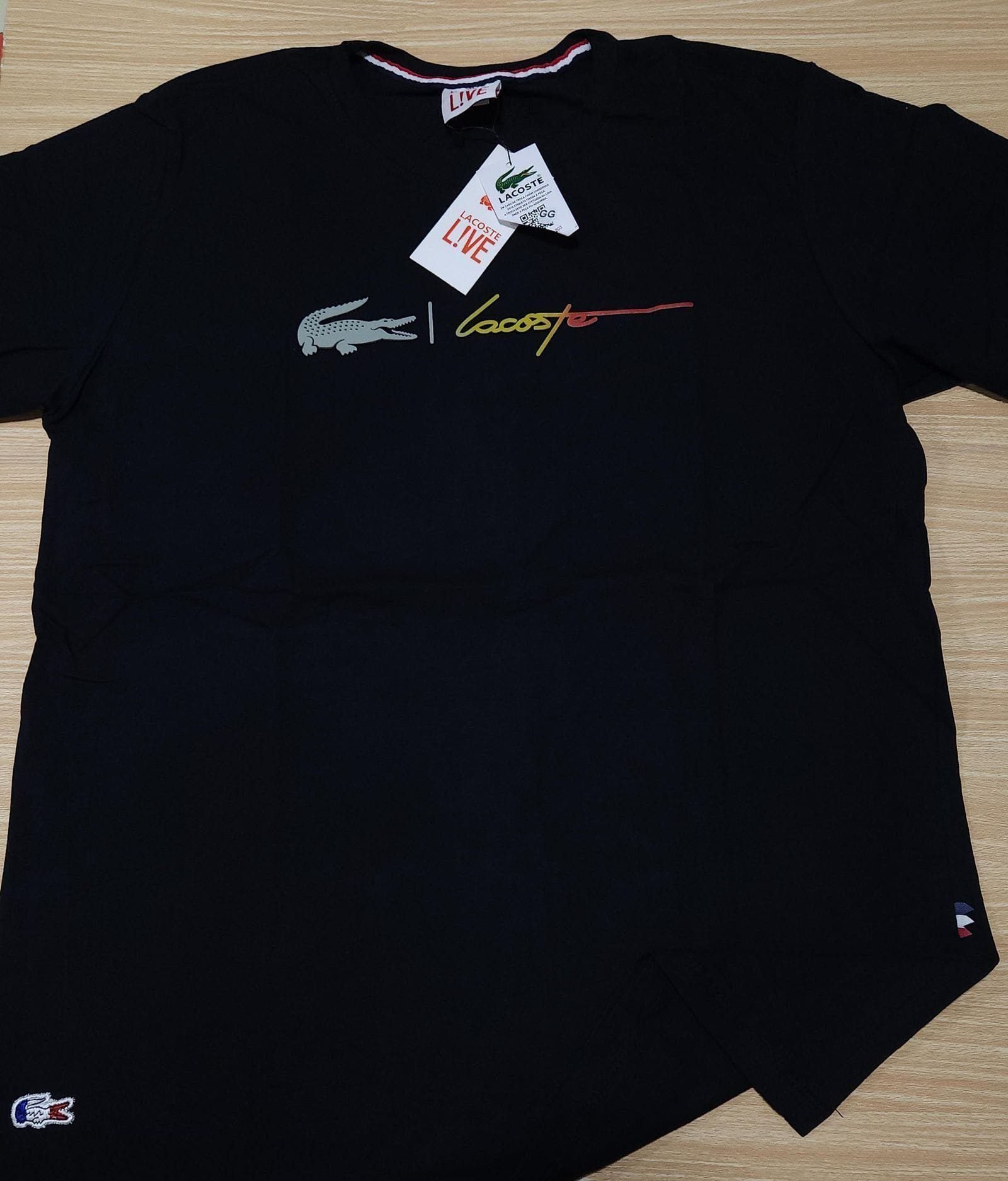 Camisa Lacoste GG Peruana 40.1 com Elastano