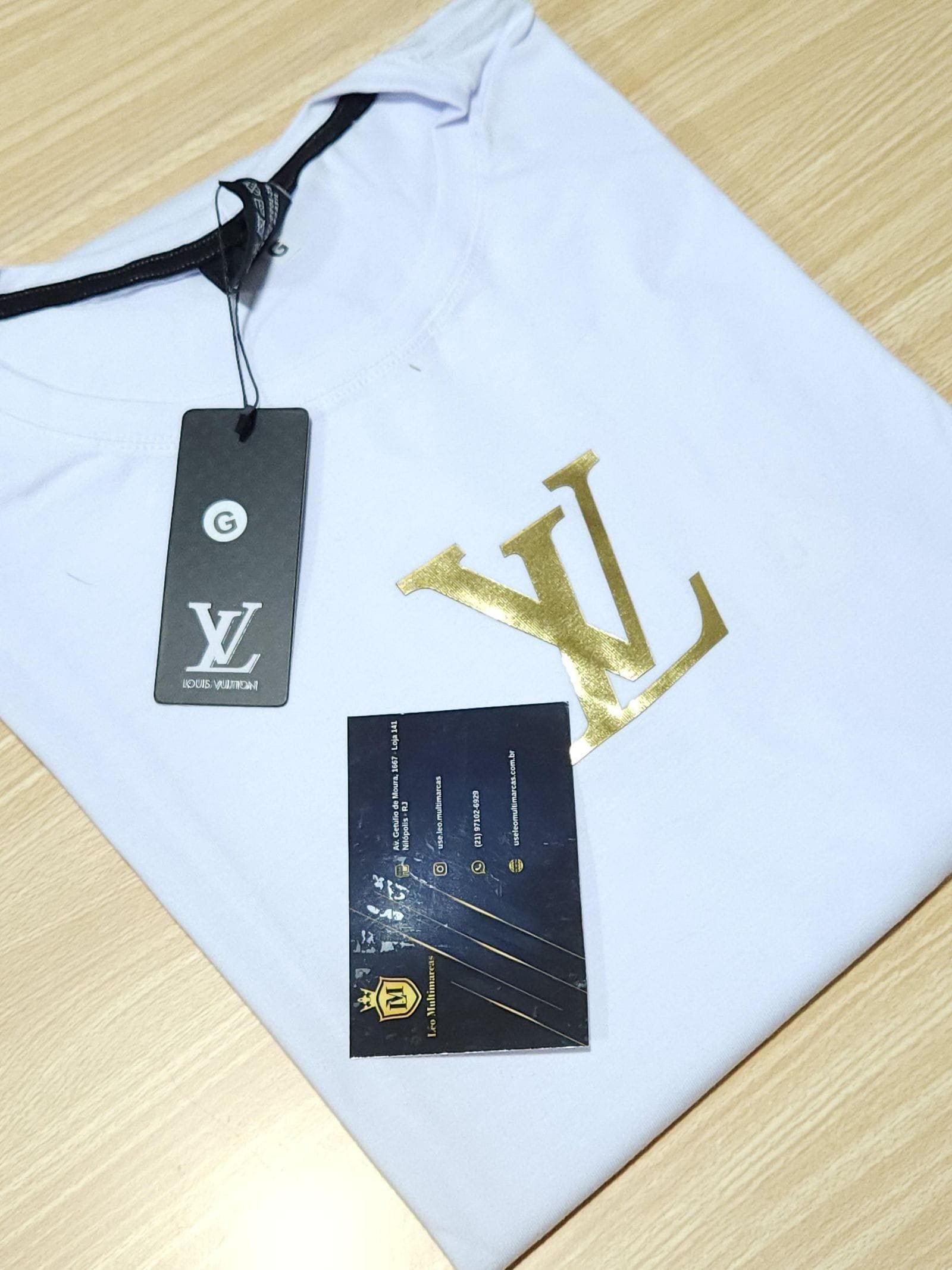 Camisa Louis Vuitton G Peruana 40.1 com Elastano