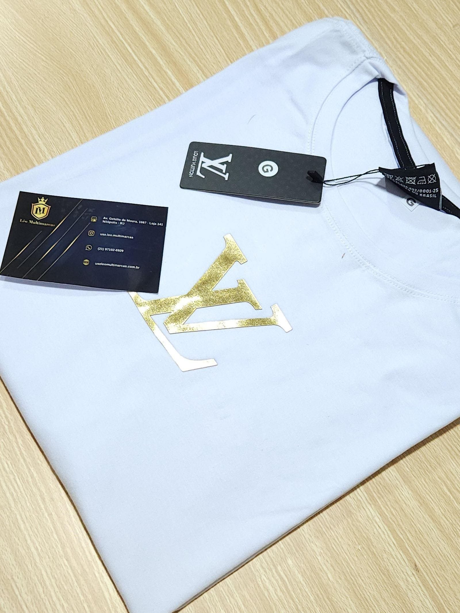 Camisa Louis Vuitton G Peruana 40.1 com Elastano