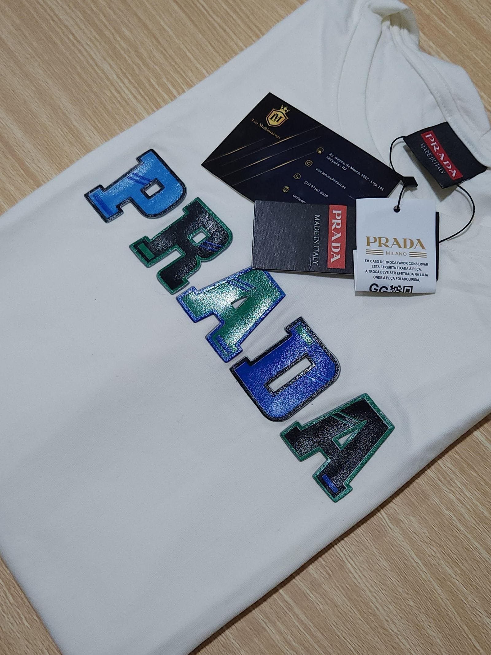 Camisa Prada GG Peruana 40.1 com Elastano