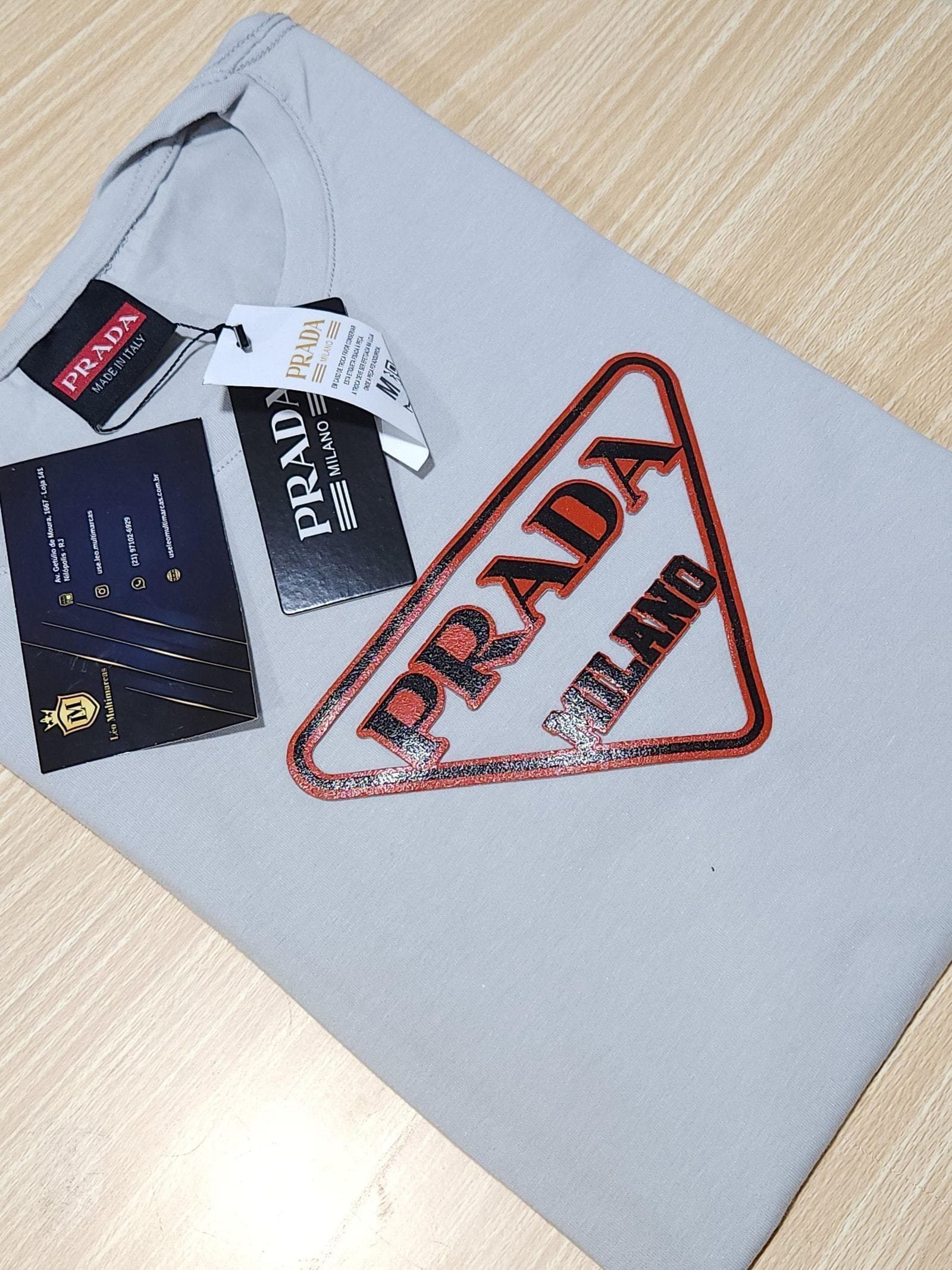 Camisa Prada M Peruana 40.1 com Elastano