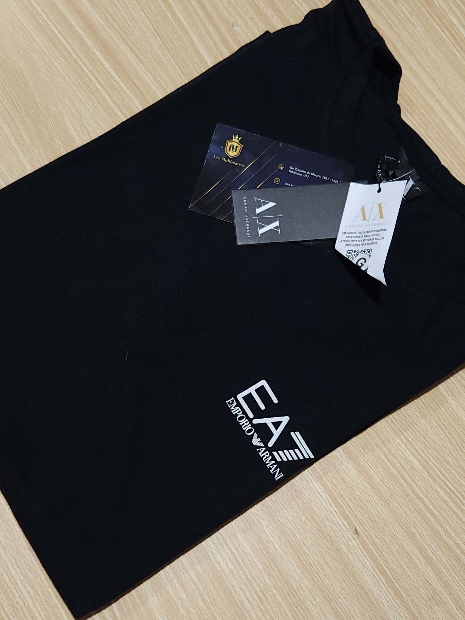 Camisa Empório Armani Exchange G Peruana 40.1 com Elastano