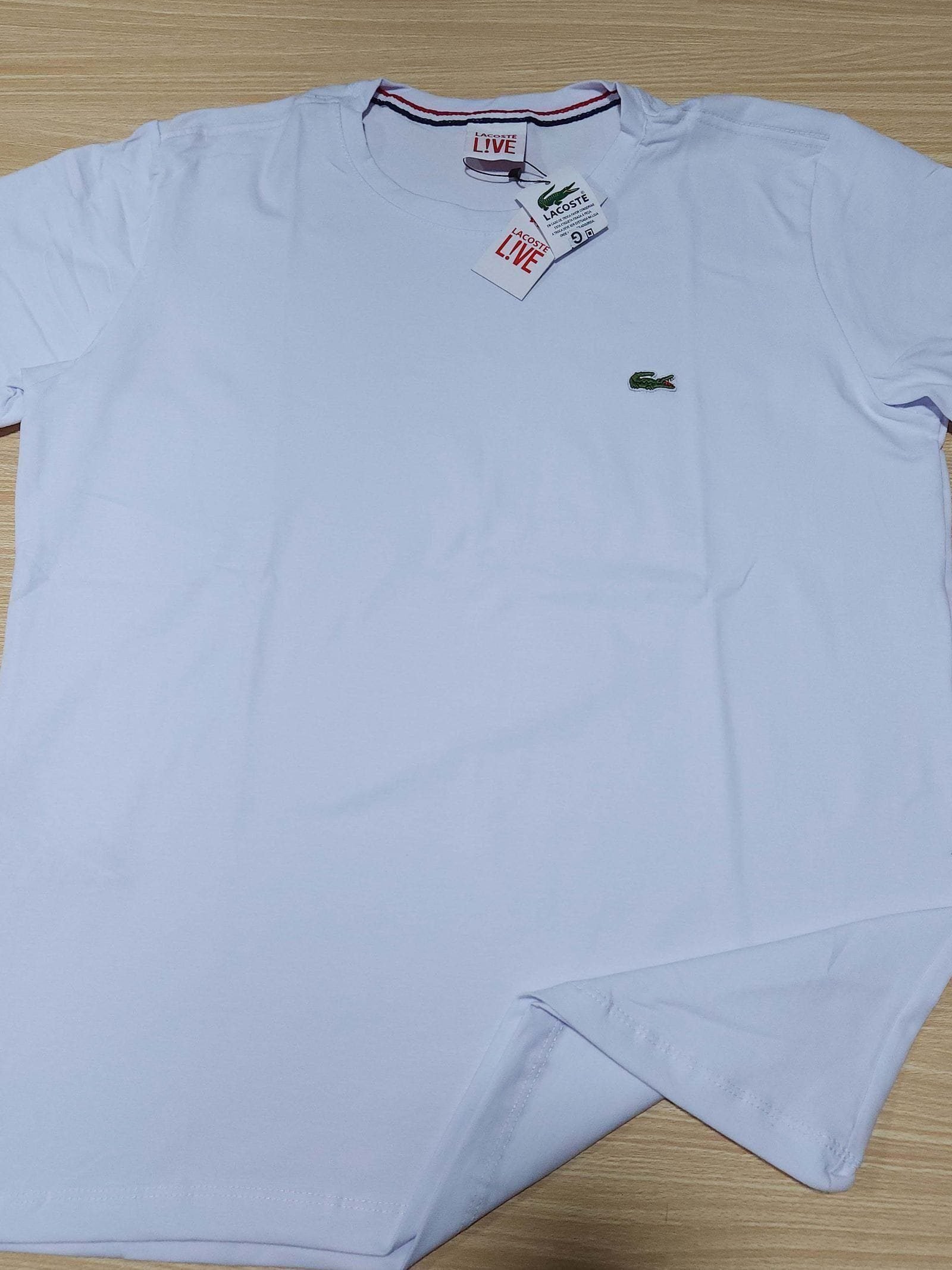 Camisa Lacoste G Peruana 40.1 com Elastano