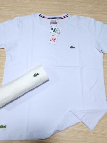 Camisa Lacoste M Peruana 40.1 com Elastano
