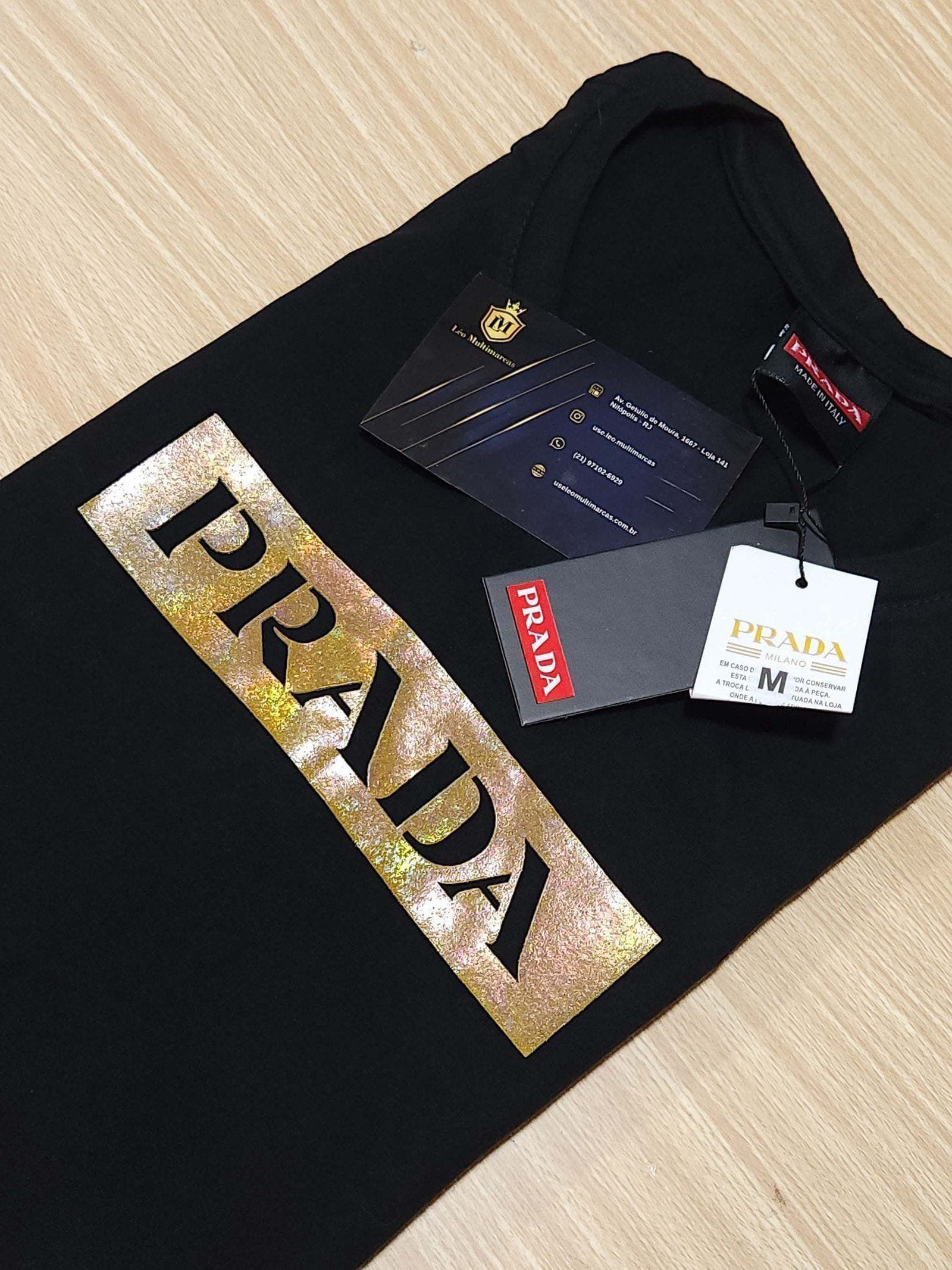 Camisa Prada M Peruana 40.1 com Elastano