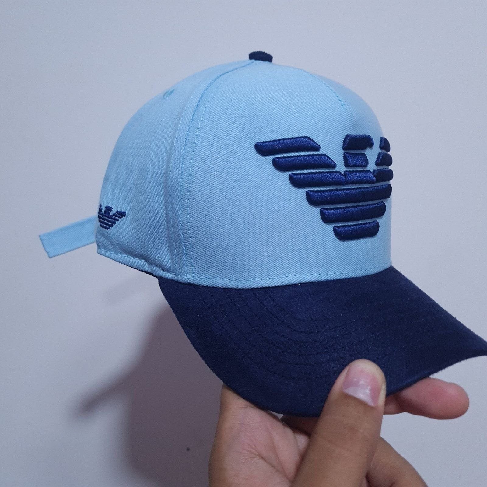 Bone Emporio Armani Azul Claro 3 Bone Emporio Armani Azul Claro 3