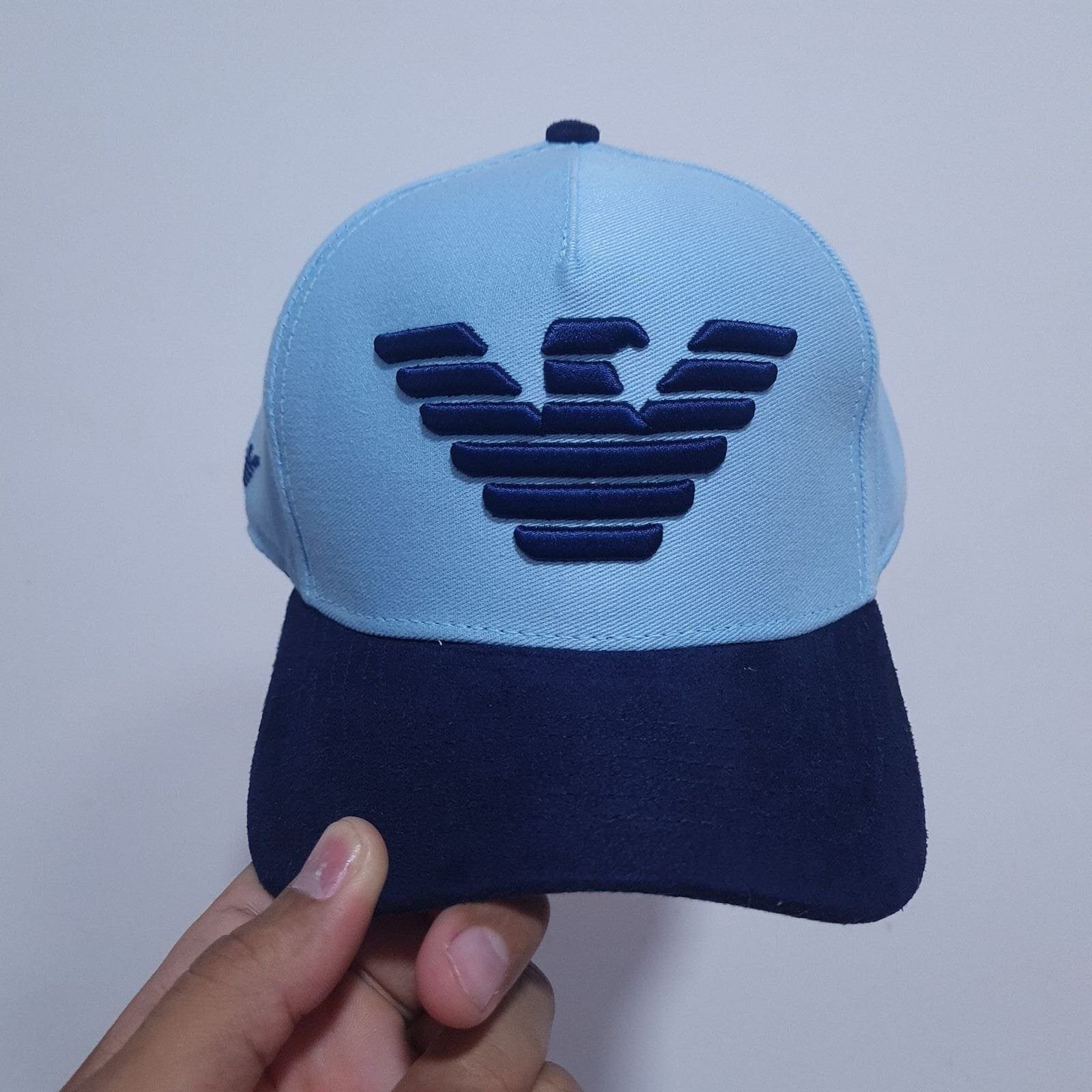 Bone Emporio Armani Azul Claro 4 Bone Emporio Armani Azul Claro 4