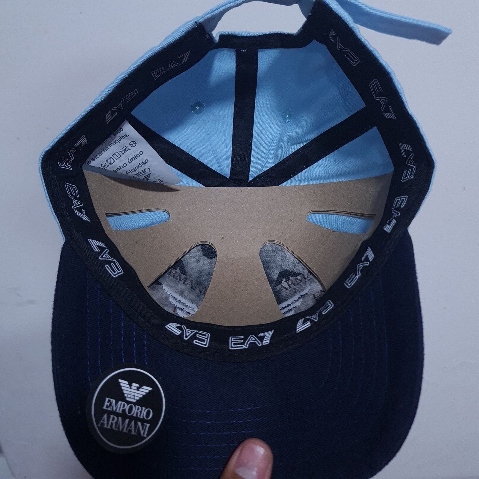 Bone Emporio Armani Azul Claro Bone Emporio Armani Azul Claro