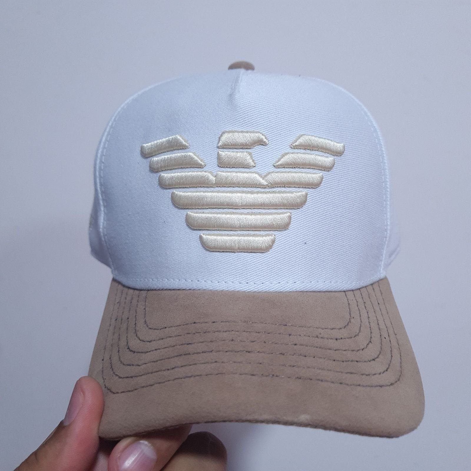 Bone Emporio Armani Branco Creme 3 Bone Emporio Armani Branco Creme 3