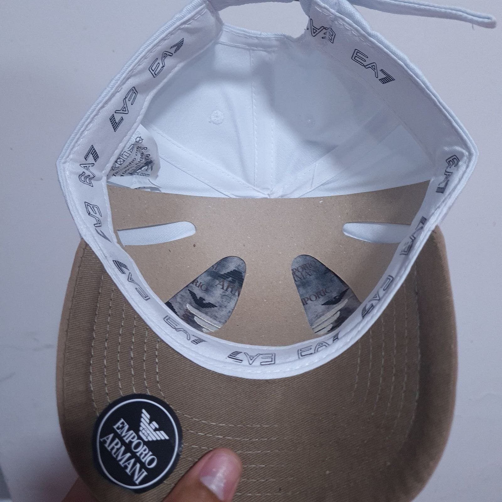 Bone Emporio Armani Branco Creme Bone Emporio Armani Branco Creme