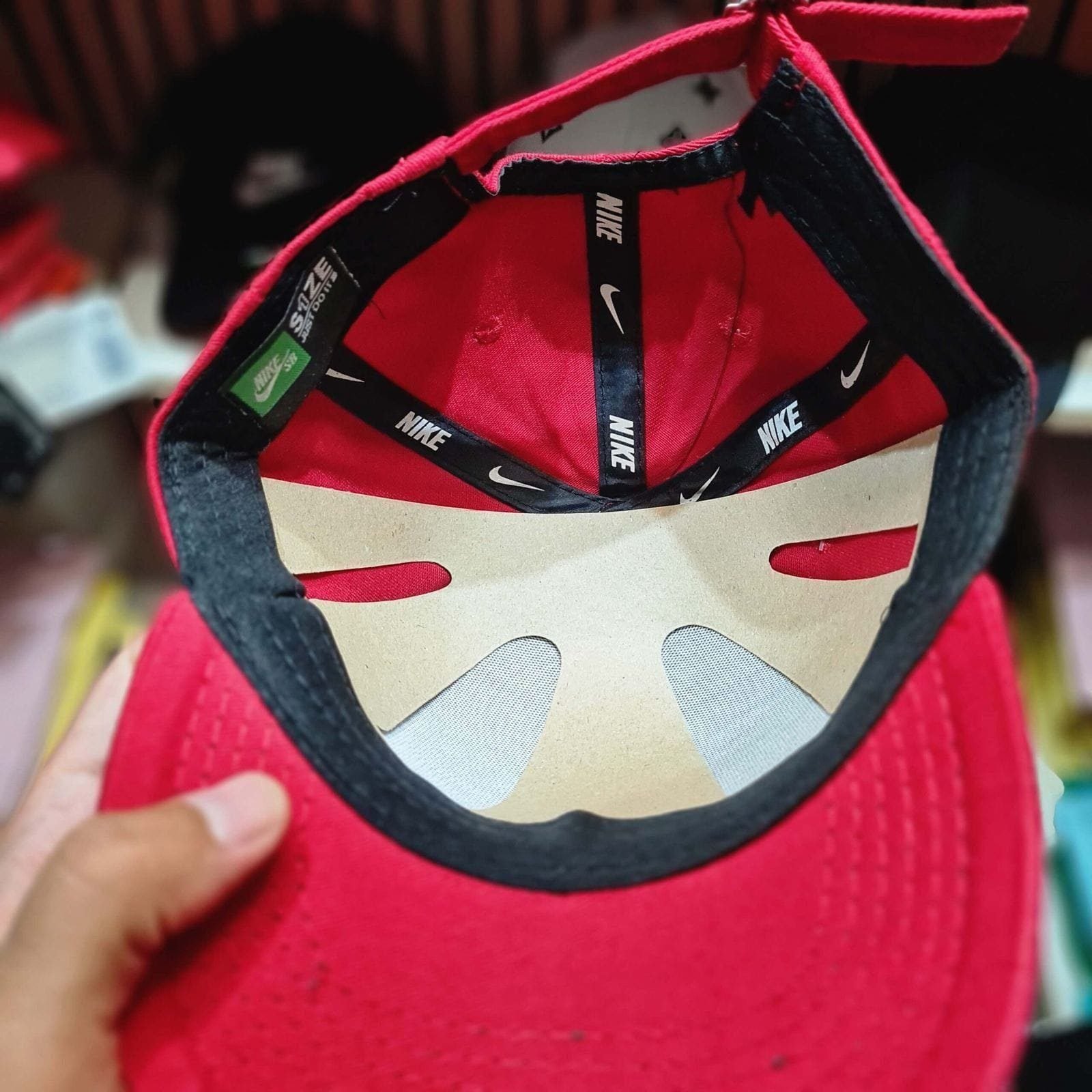 Bone Nike Vermelho 2 Bone Nike Vermelho 2